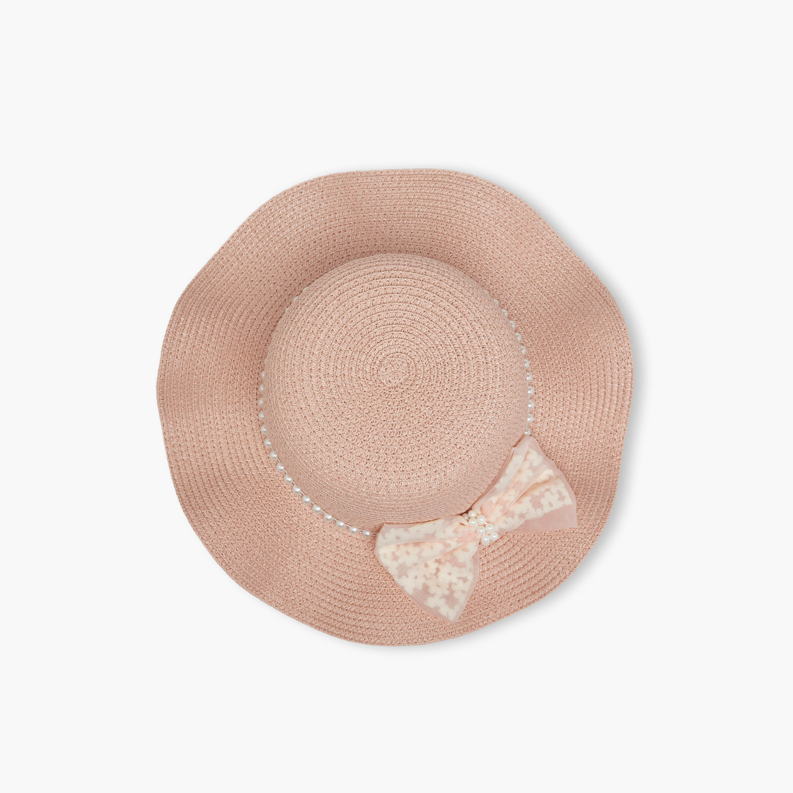قبعة بفيونكة مع شنطة من جونيورز-girls-accessories-caps-image-7