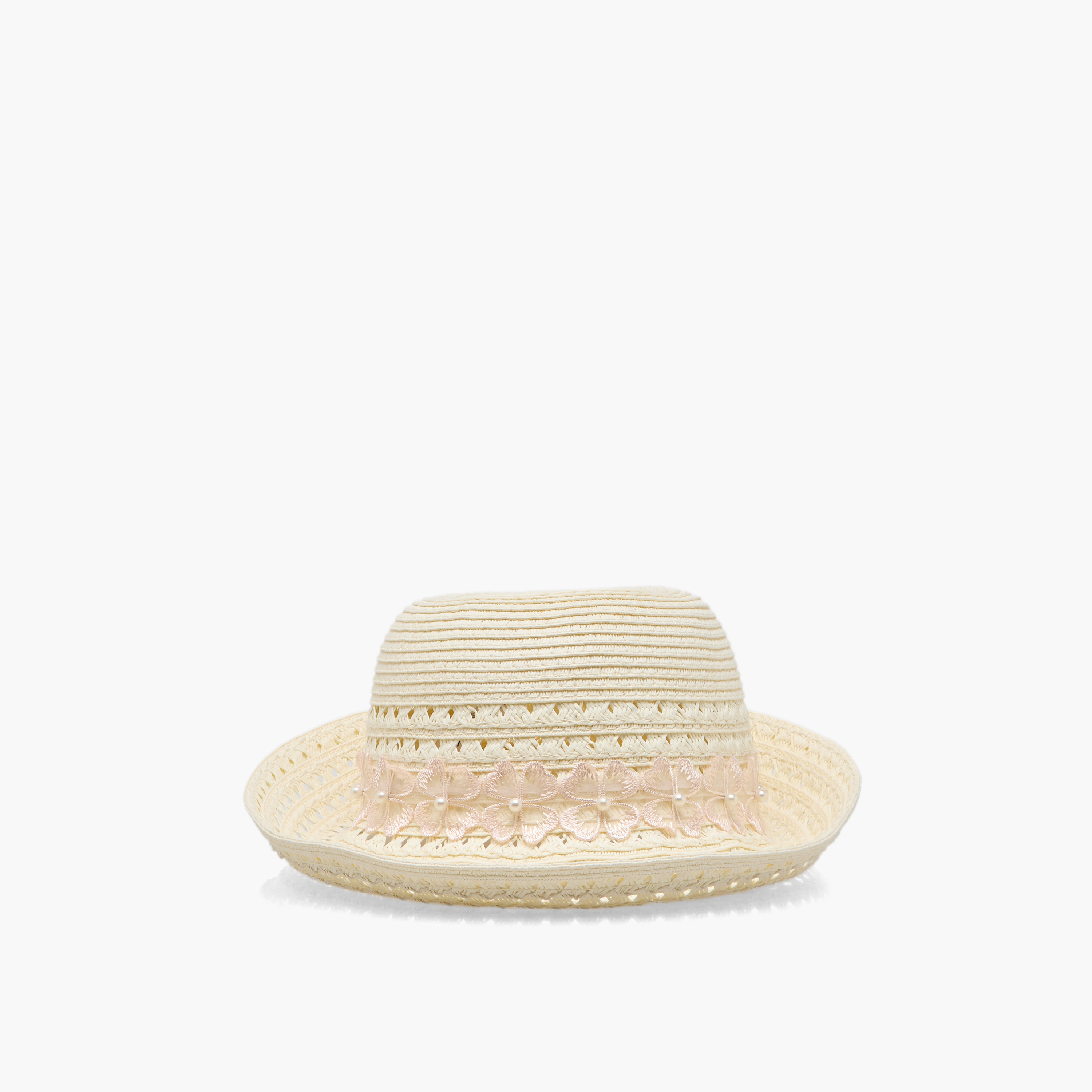 قبعة بزينة أزهار من جونيورز-girls-accessories-caps-image-6