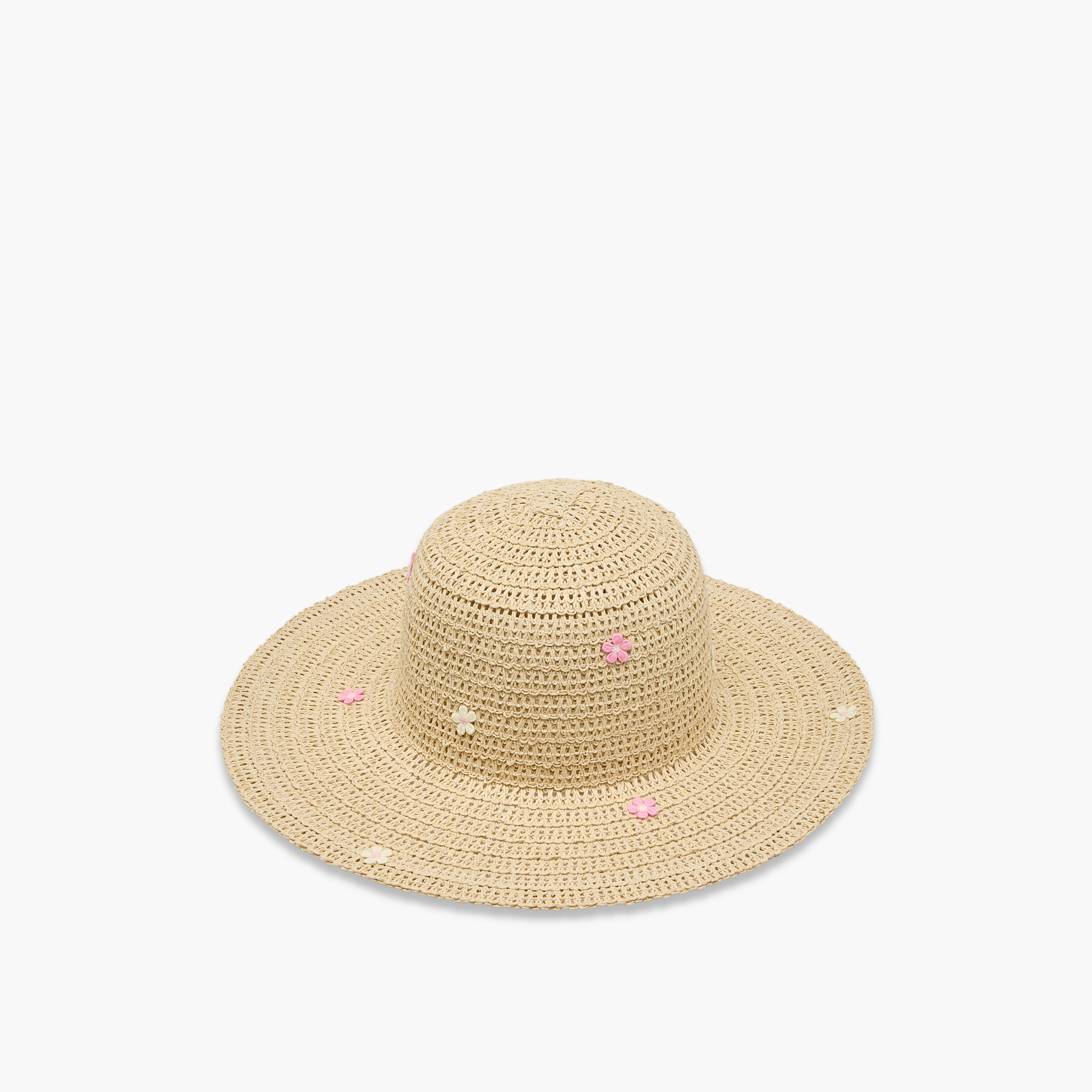 قبعة بتزيينات زهرية من جونيورز-baby-girls-accessories-caps-image-6