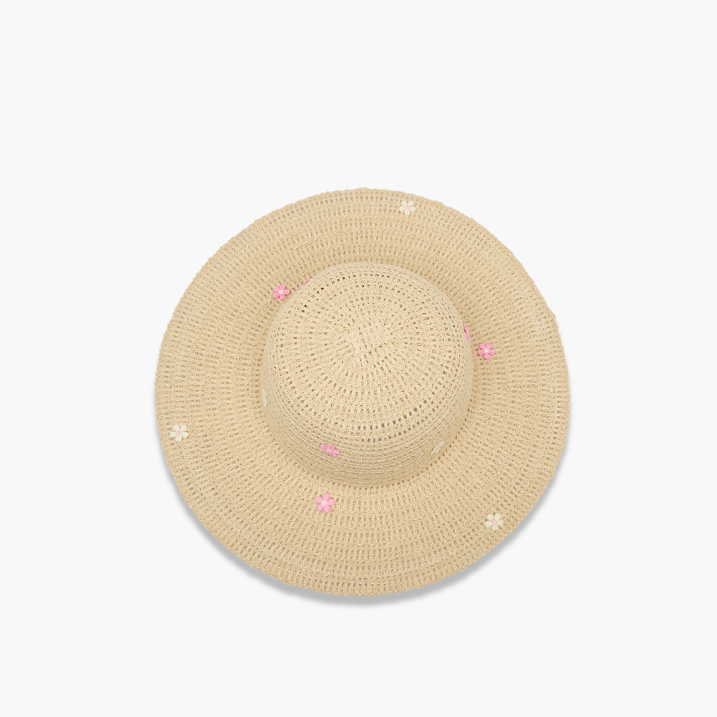قبعة بتزيينات زهرية من جونيورز-baby-girls-accessories-caps-image-5