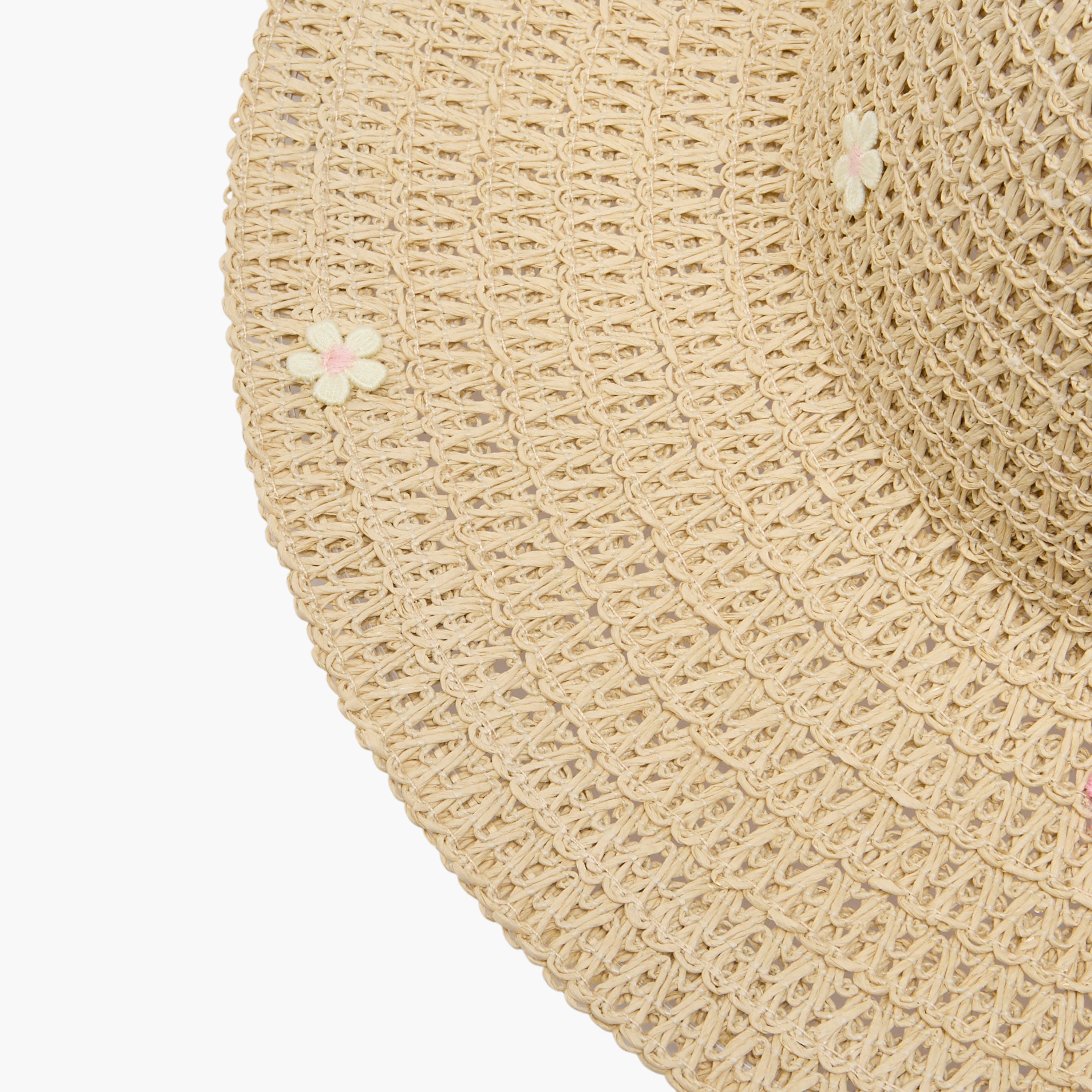 قبعة بتزيينات زهرية من جونيورز-baby-girls-accessories-caps-image-3