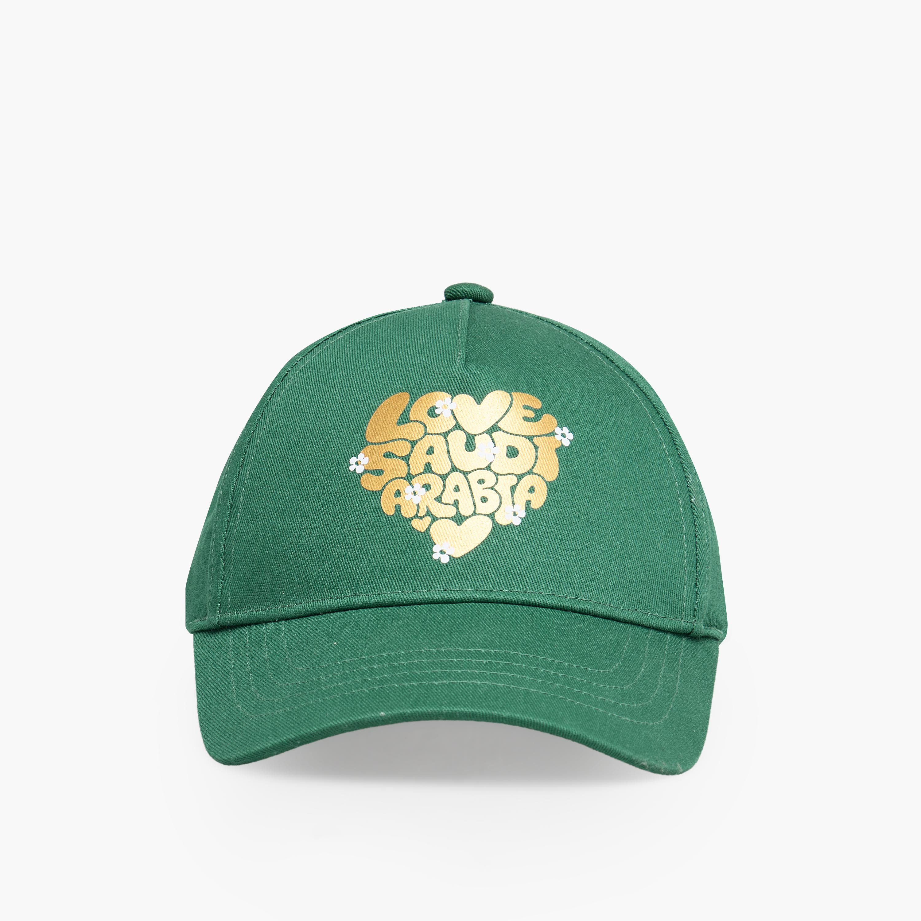 Juniors Cap with KSA National Day Print-girls-accessories-caps-image-1