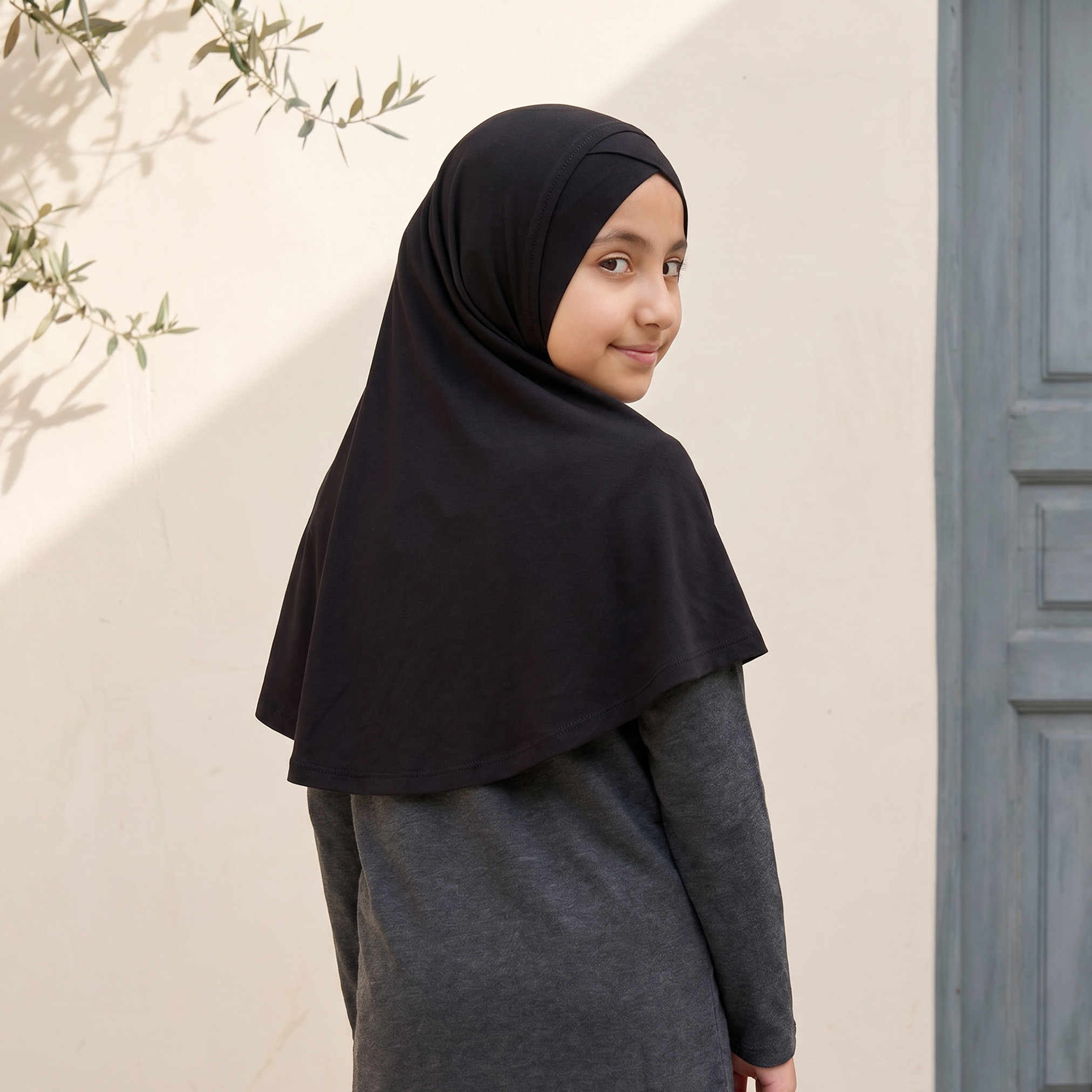 Juniors Hijab with Pull-On Design-girls-accessories-scarves-image-2