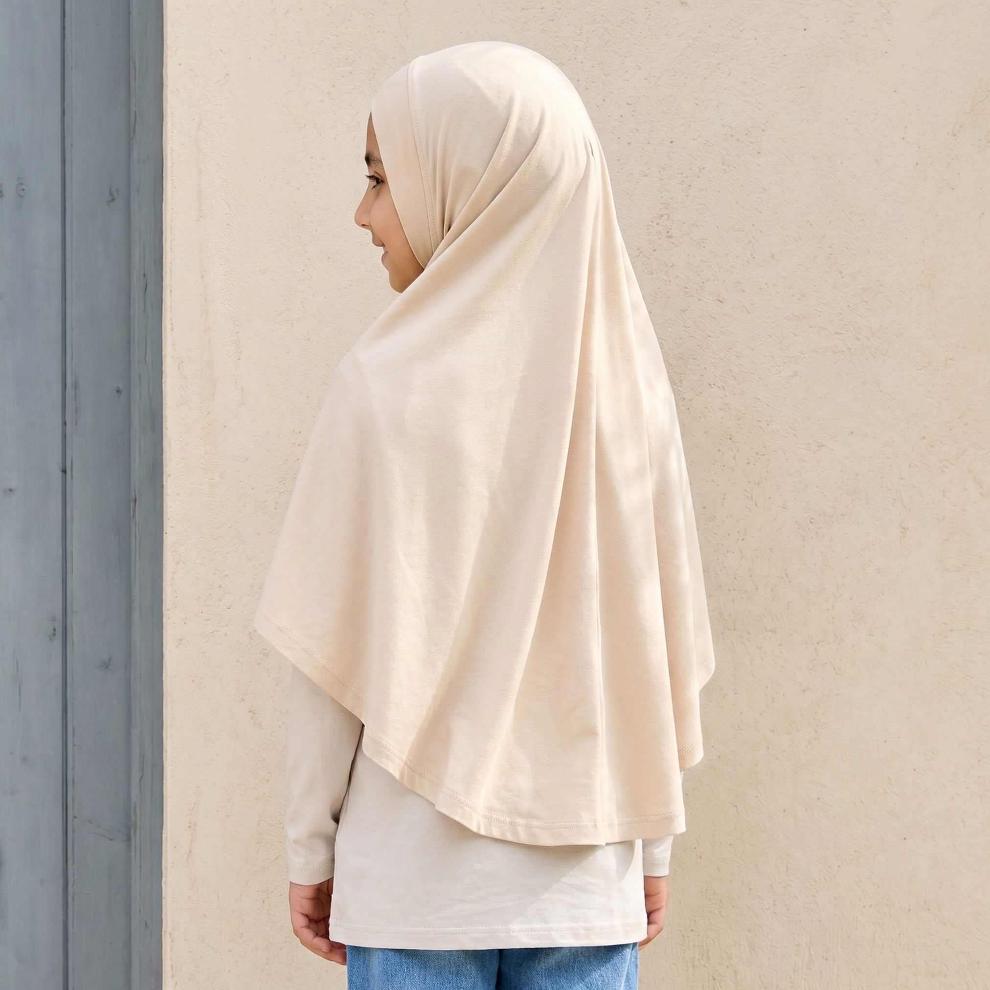 Juniors Hijab with Pull-On Design-girls-accessories-scarves-image-2