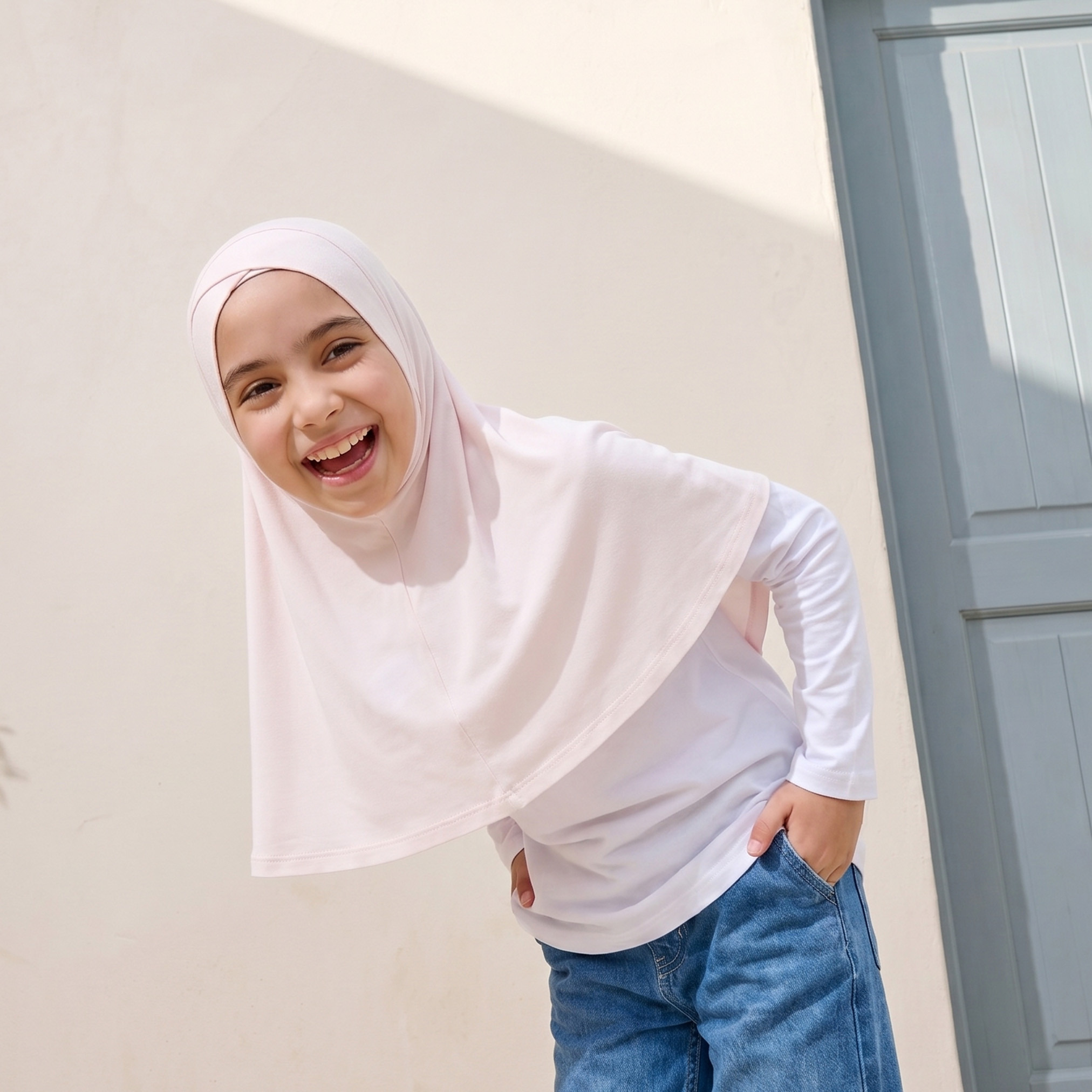 Juniors Hijab with Pull-On Design-girls-accessories-scarves-image-1
