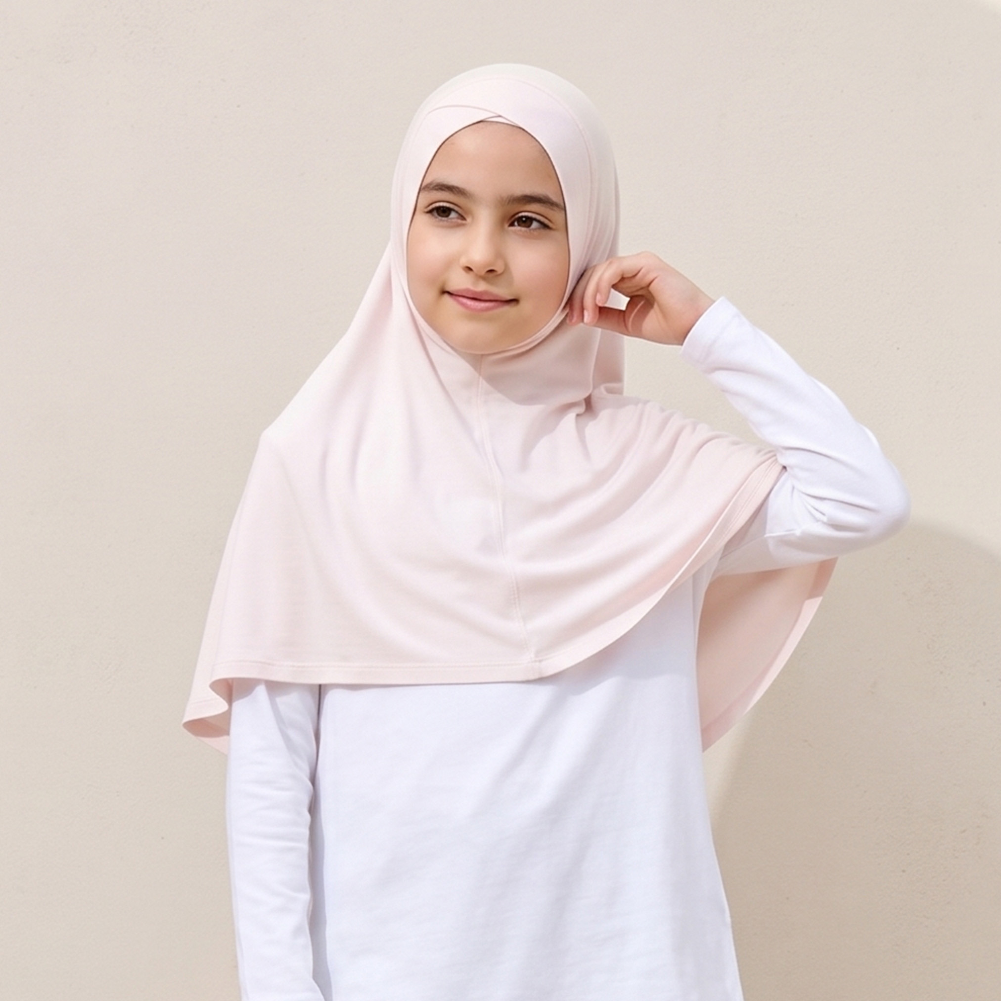 Juniors Hijab with Pull-On Design-girls-accessories-scarves-image-4