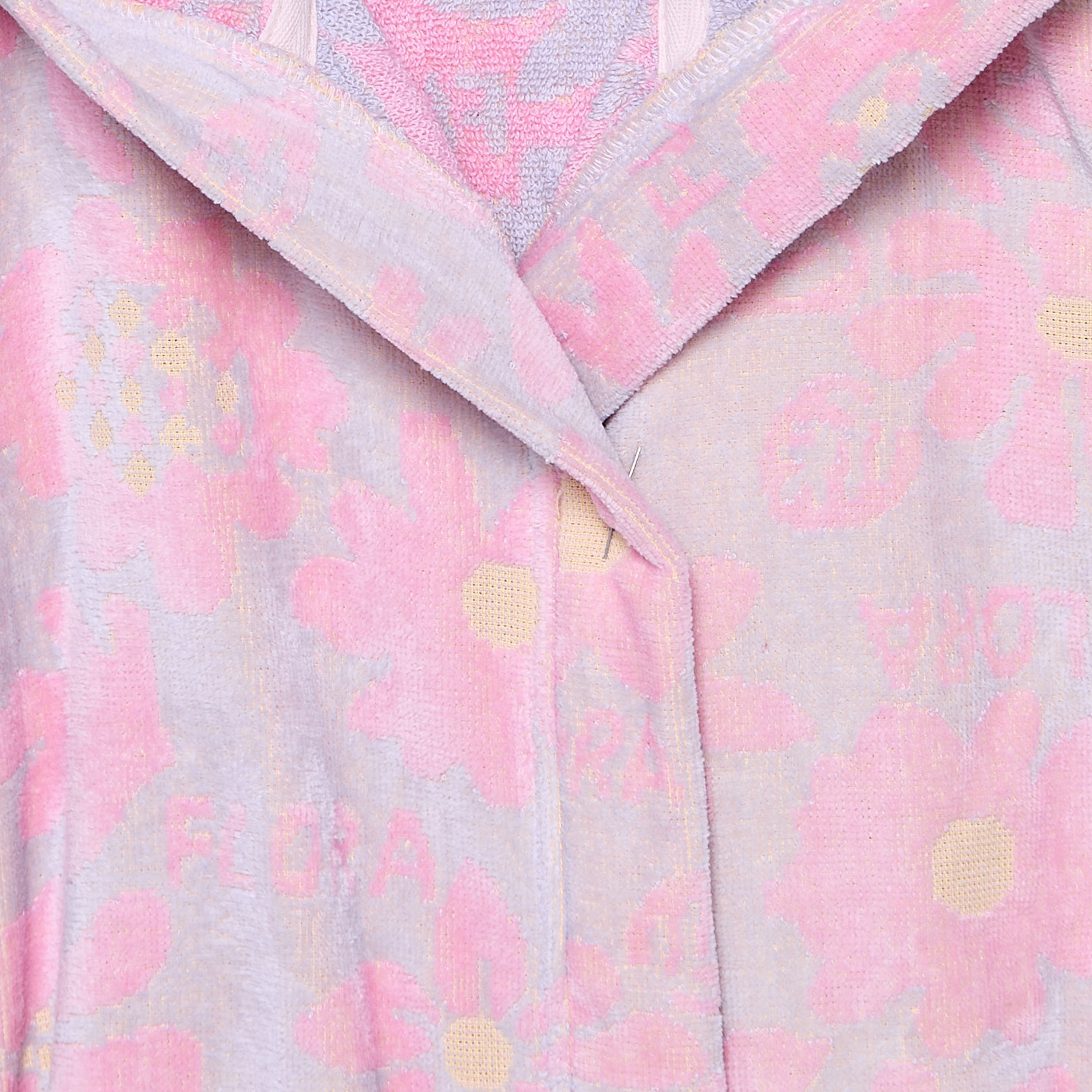 روب استحمام قطن بارز الملمس بأكمام طويلة وقبعة من جونيورز-girls-clothing-nightwear-image-2