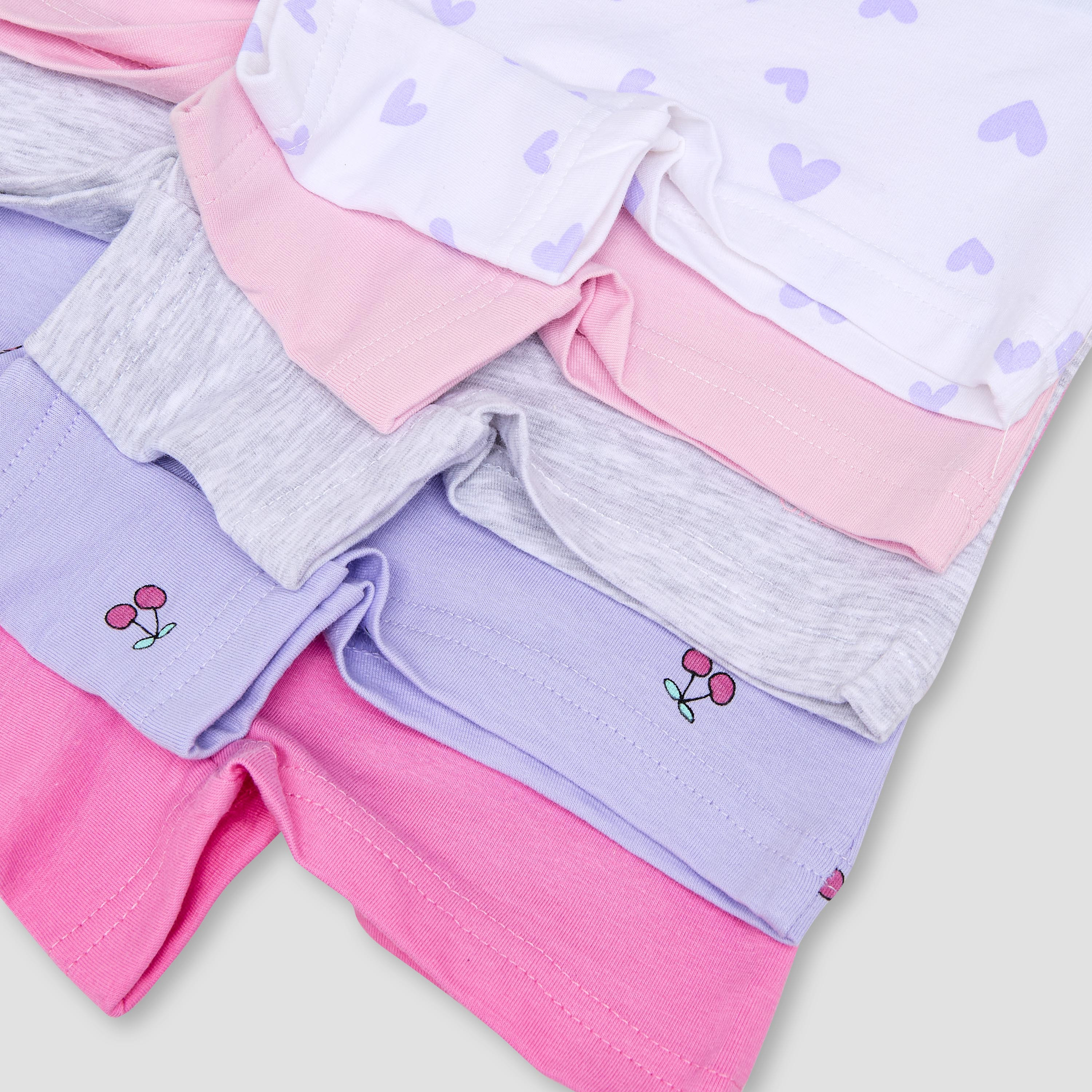 Pack of 5 Juniors Cotton Boxer Briefs with Print-girls-clothing-innerwear-panties-image-8
