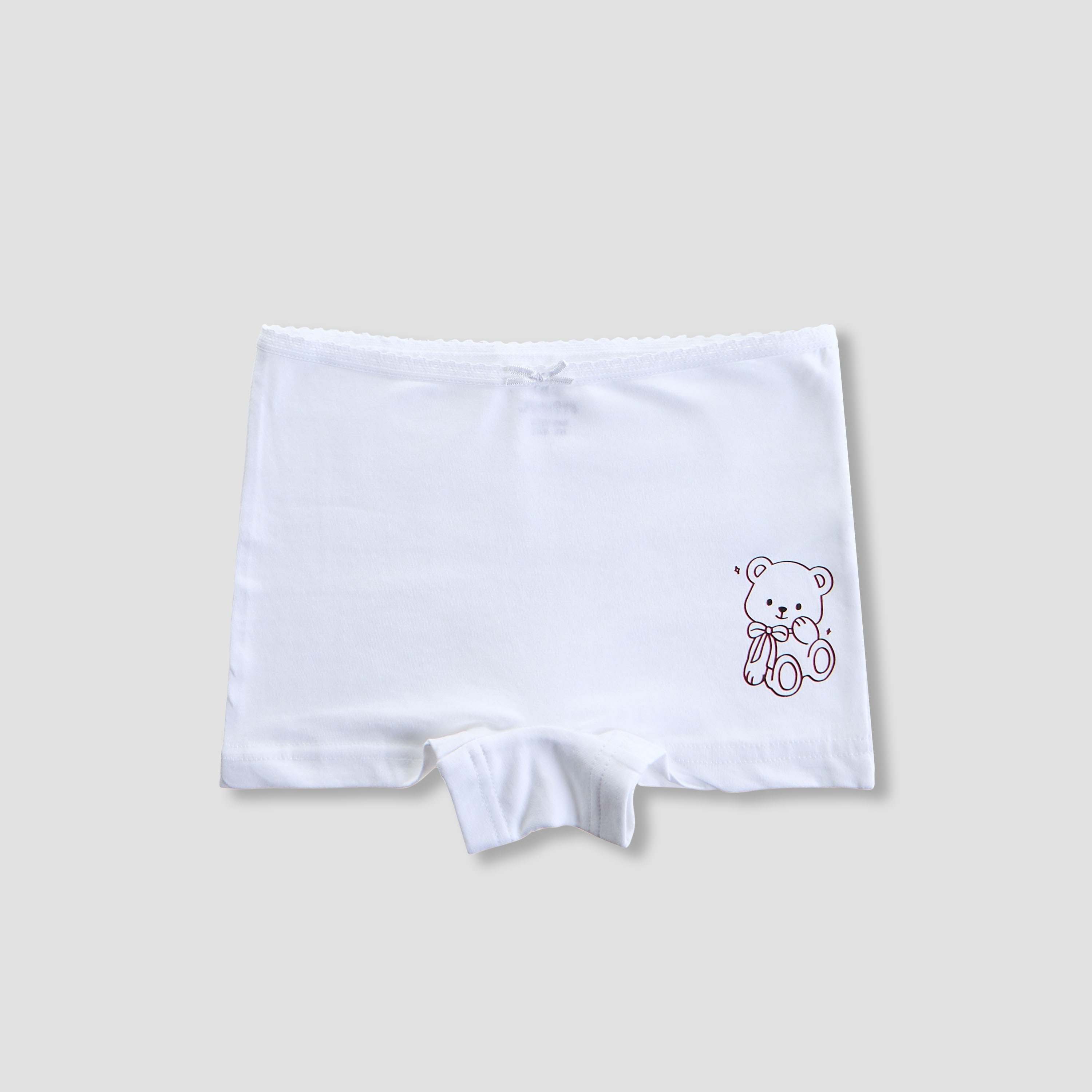 Pack of 5 Juniors Cotton Boxers with Bear Print-girls-clothing-innerwear-panties-image-3