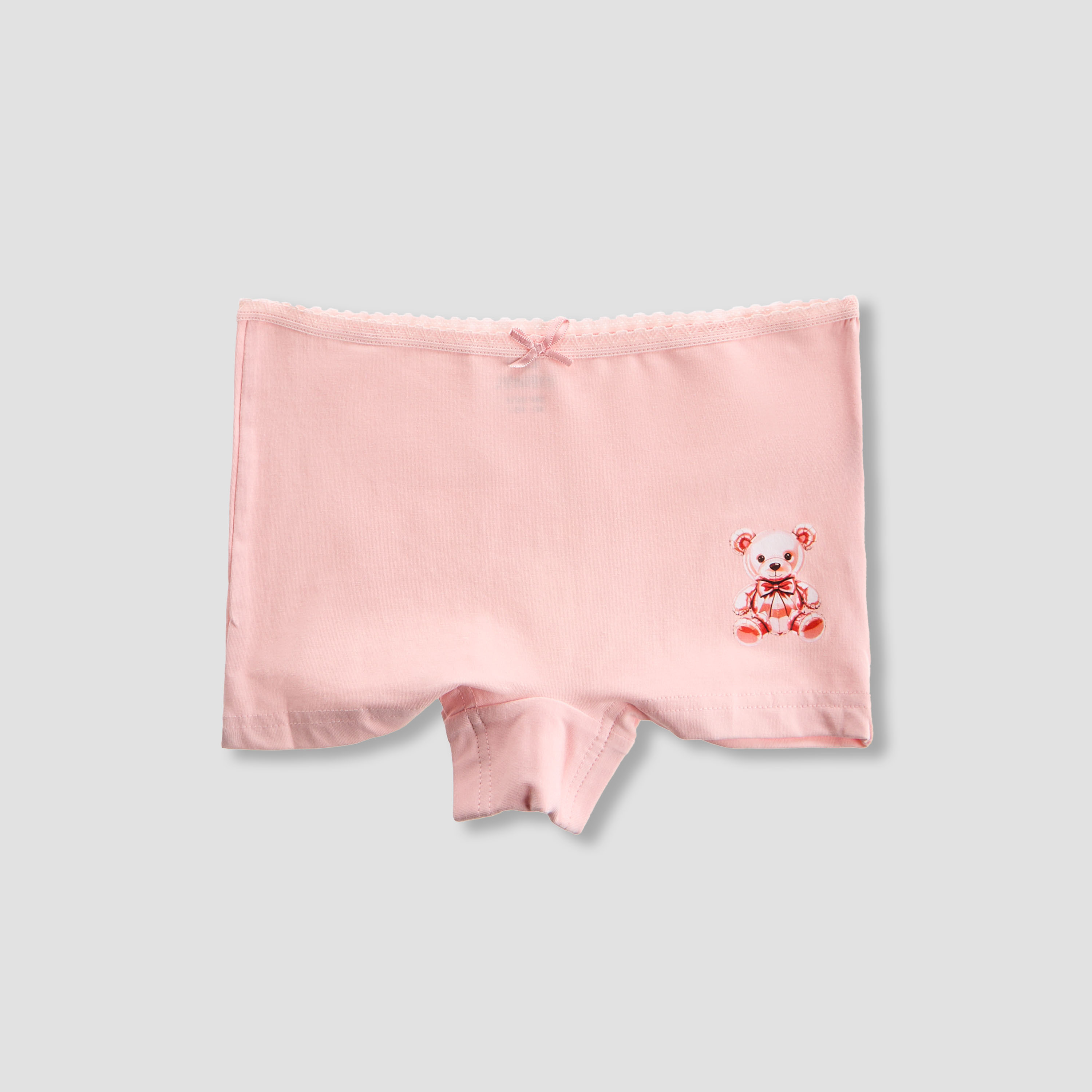 Pack of 5 Juniors Cotton Boxers with Bear Print-girls-clothing-innerwear-panties-image-4