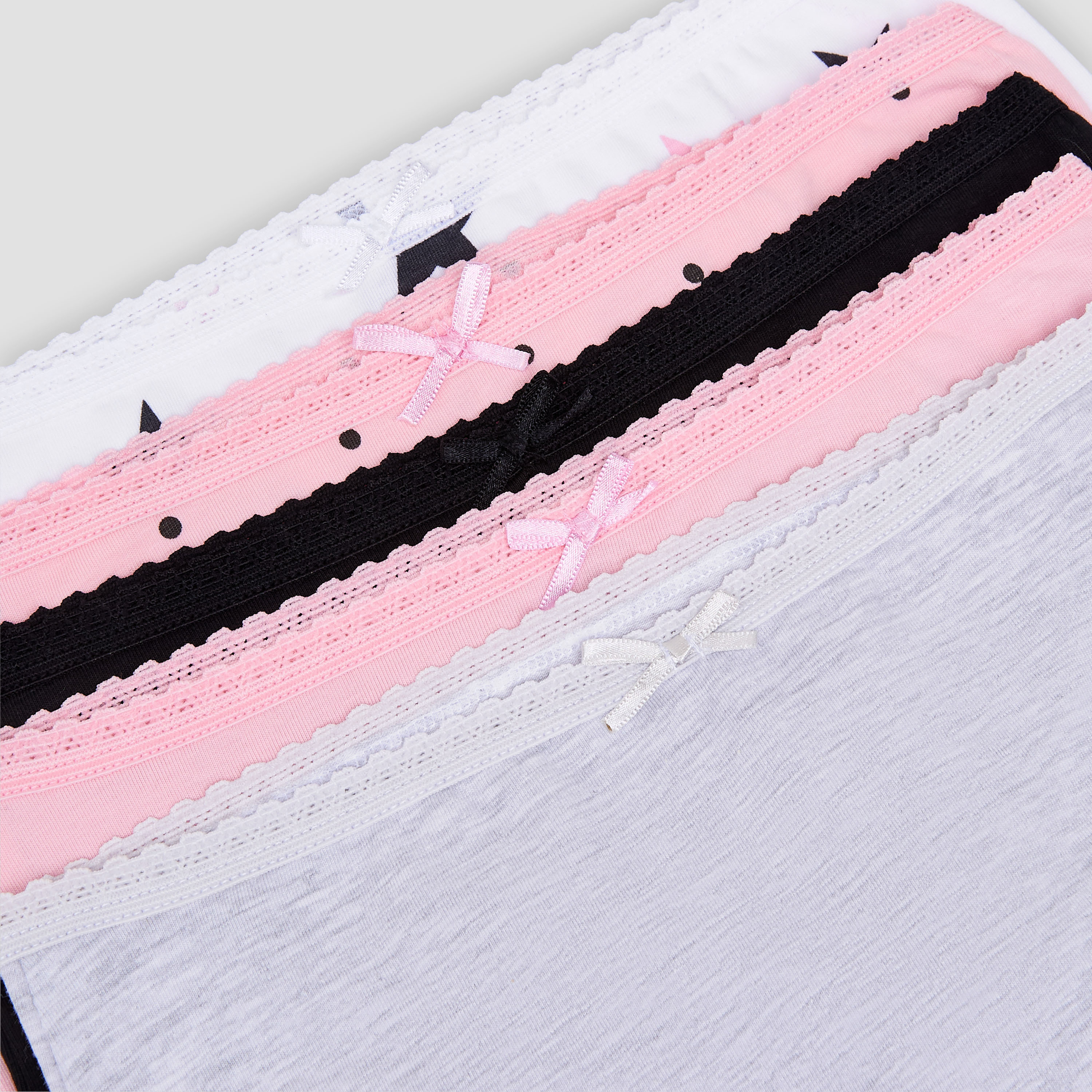 Pack of 5 Juniors Cotton Boxer Briefs with Print-girls-clothing-innerwear-panties-image-7