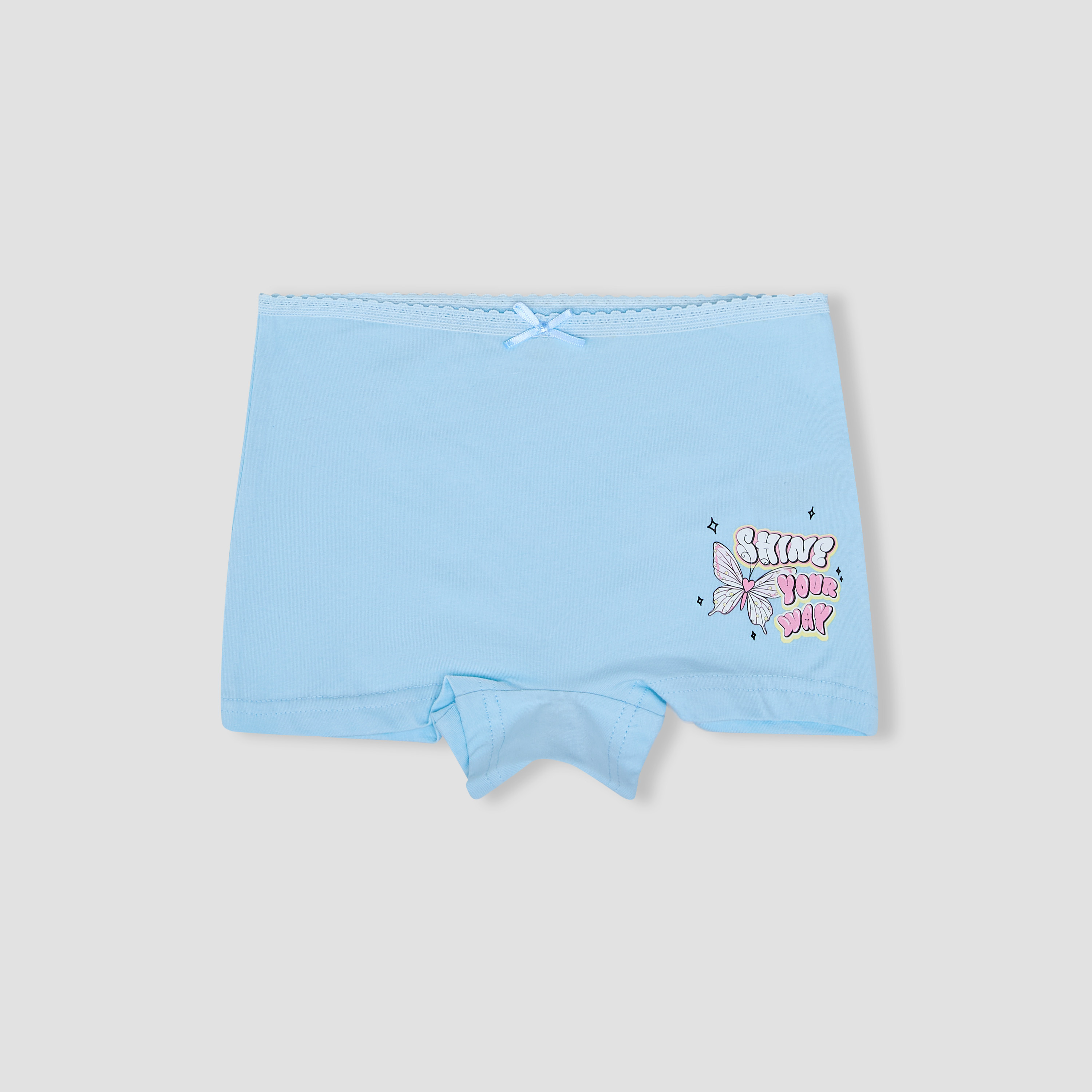 Pack of 5 Juniors Cotton Boxer Briefs with Print-girls-clothing-innerwear-panties-image-6