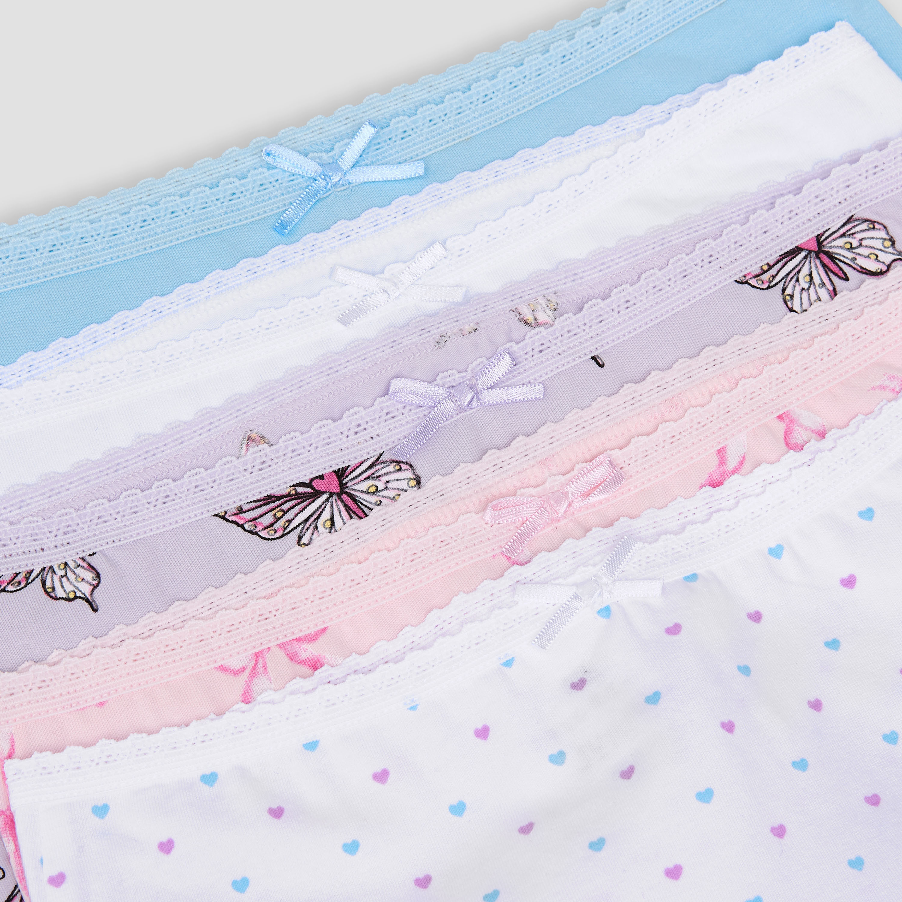 Pack of 5 Juniors Cotton Boxer Briefs with Print-girls-clothing-innerwear-panties-image-7