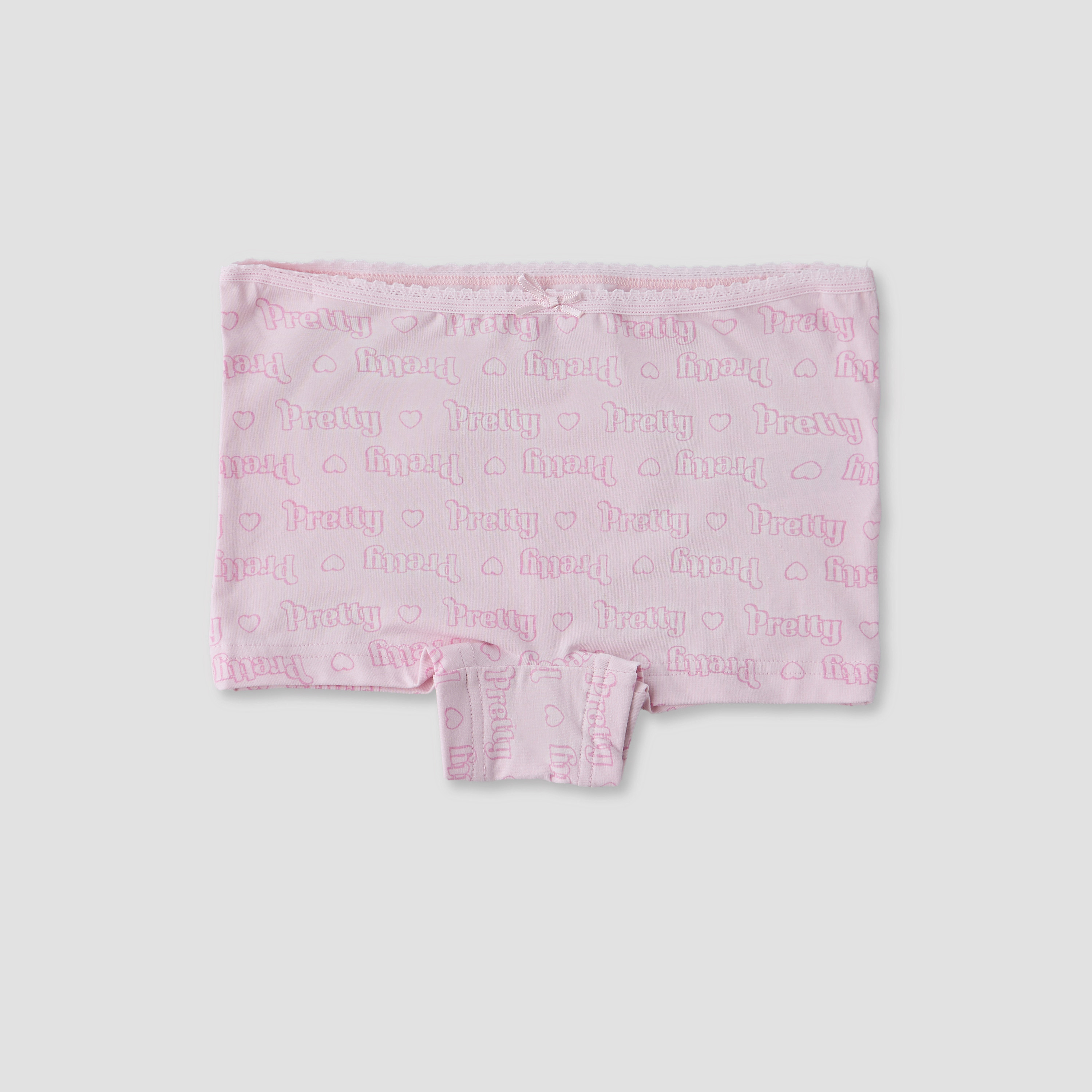 Pack of 5 Juniors Cotton Briefs with Assorted Print-girls-clothing-innerwear-panties-image-2