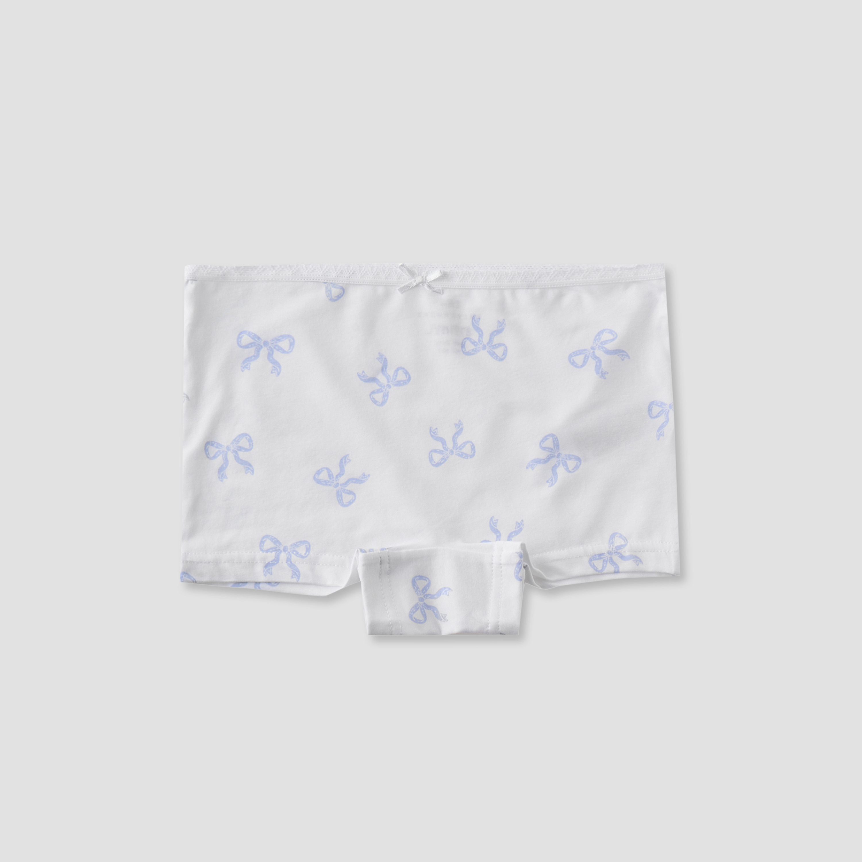 Pack of 7 Juniors Cotton Briefs with Bow Print-girls-clothing-innerwear-panties-image-3