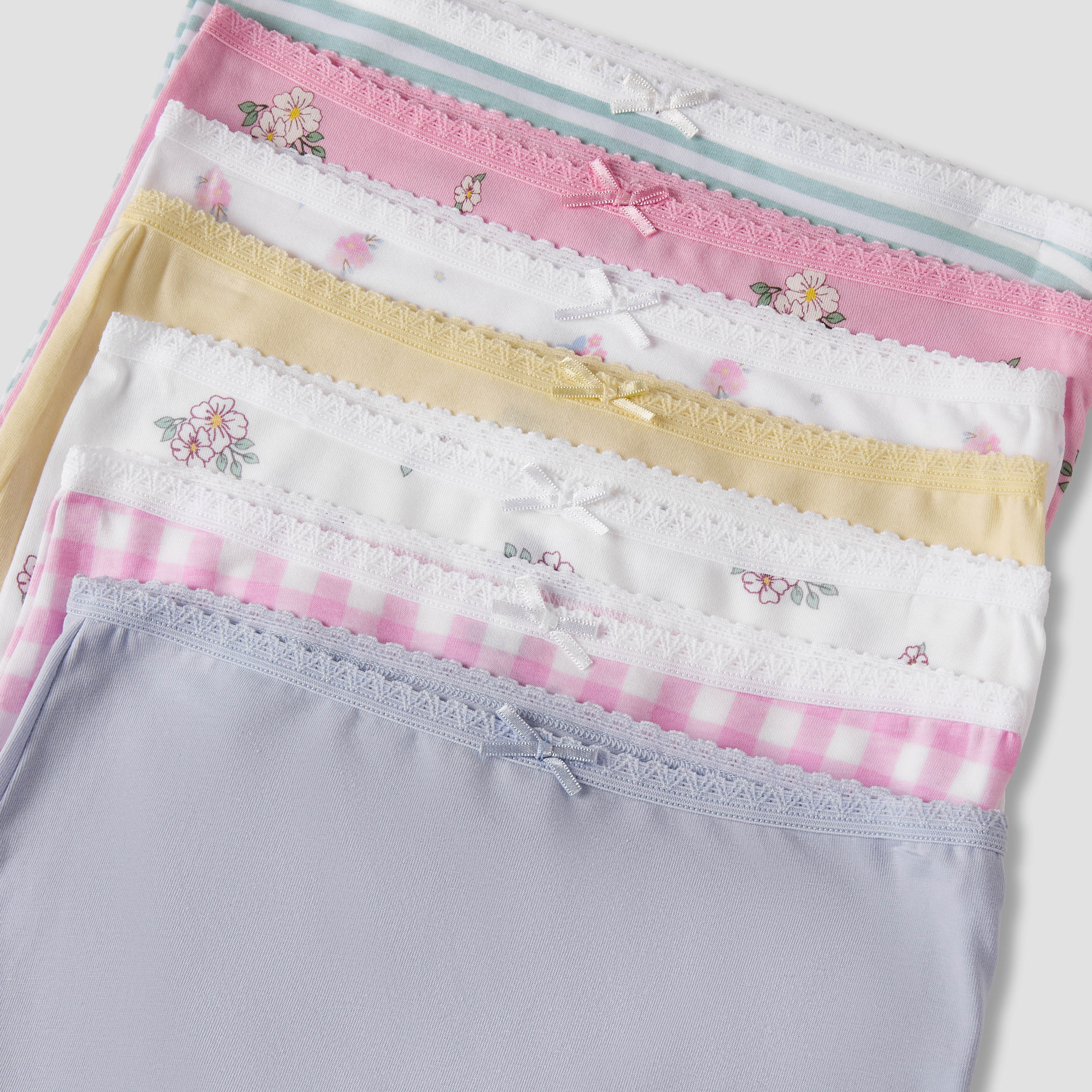 Pack of 7 Juniors Cotton Boxer Briefs with Print-girls-clothing-innerwear-panties-image-9