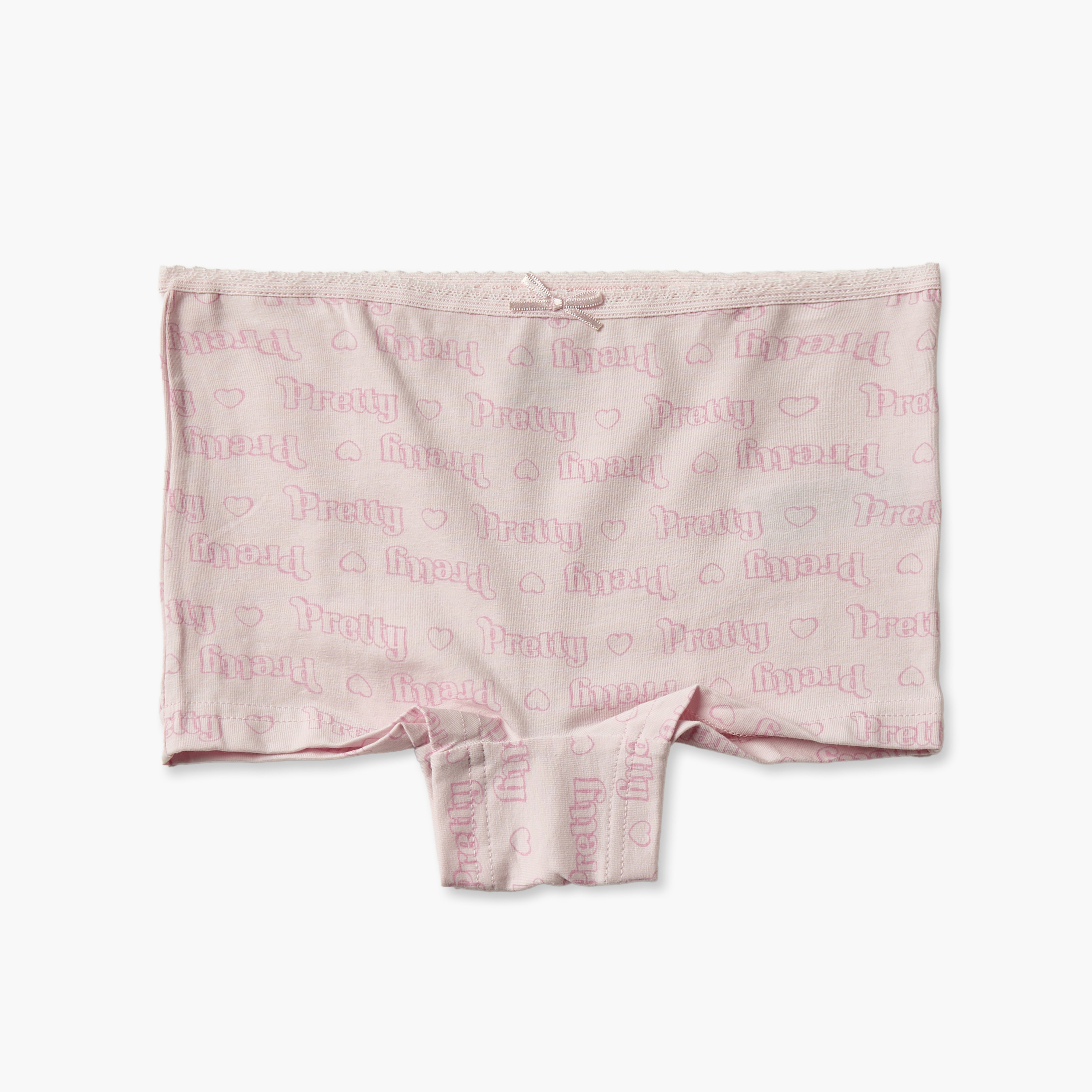 Pack of 7 Juniors Cotton Boyshort Briefs with Assorted Prints-girls-clothing-innerwear-panties-image-2