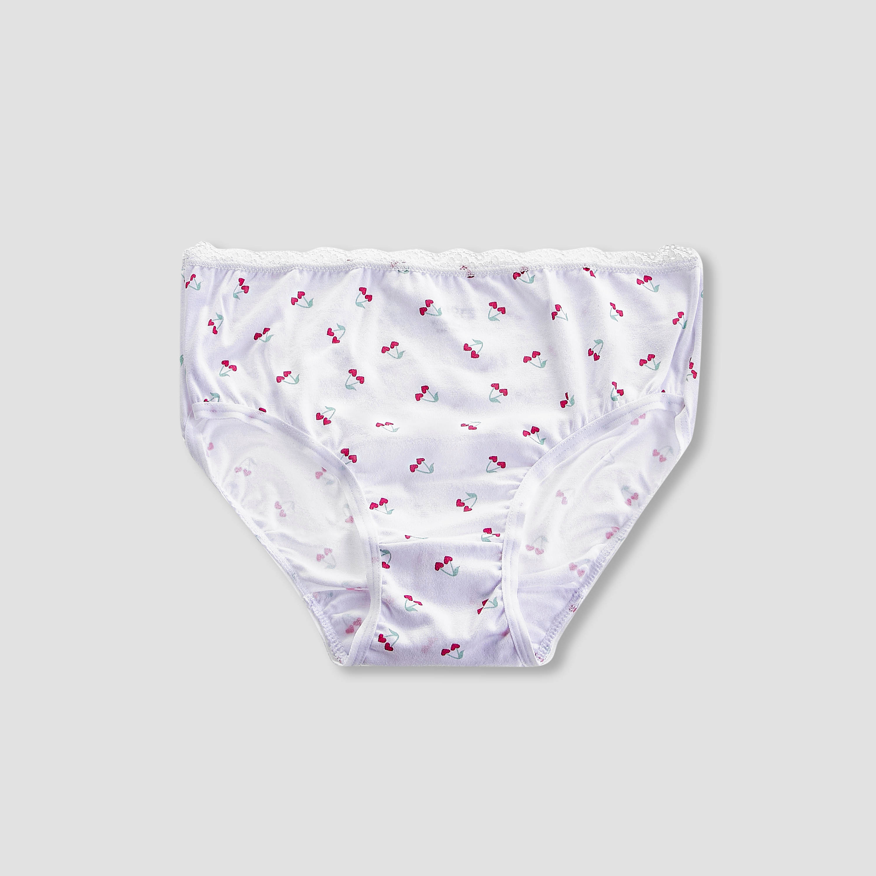 Pack of 5 Juniors Cotton Briefs with Fruit Print-girls-clothing-innerwear-panties-image-2