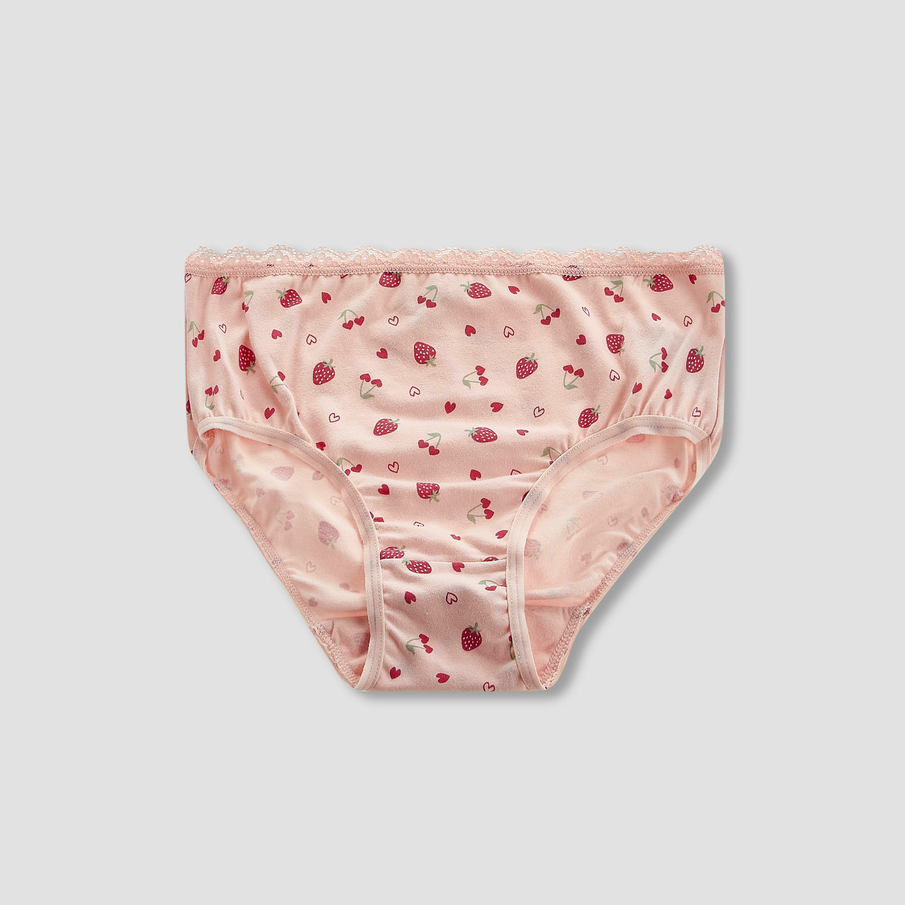 Pack of 5 Juniors Cotton Briefs with Fruit Print-girls-clothing-innerwear-panties-image-4