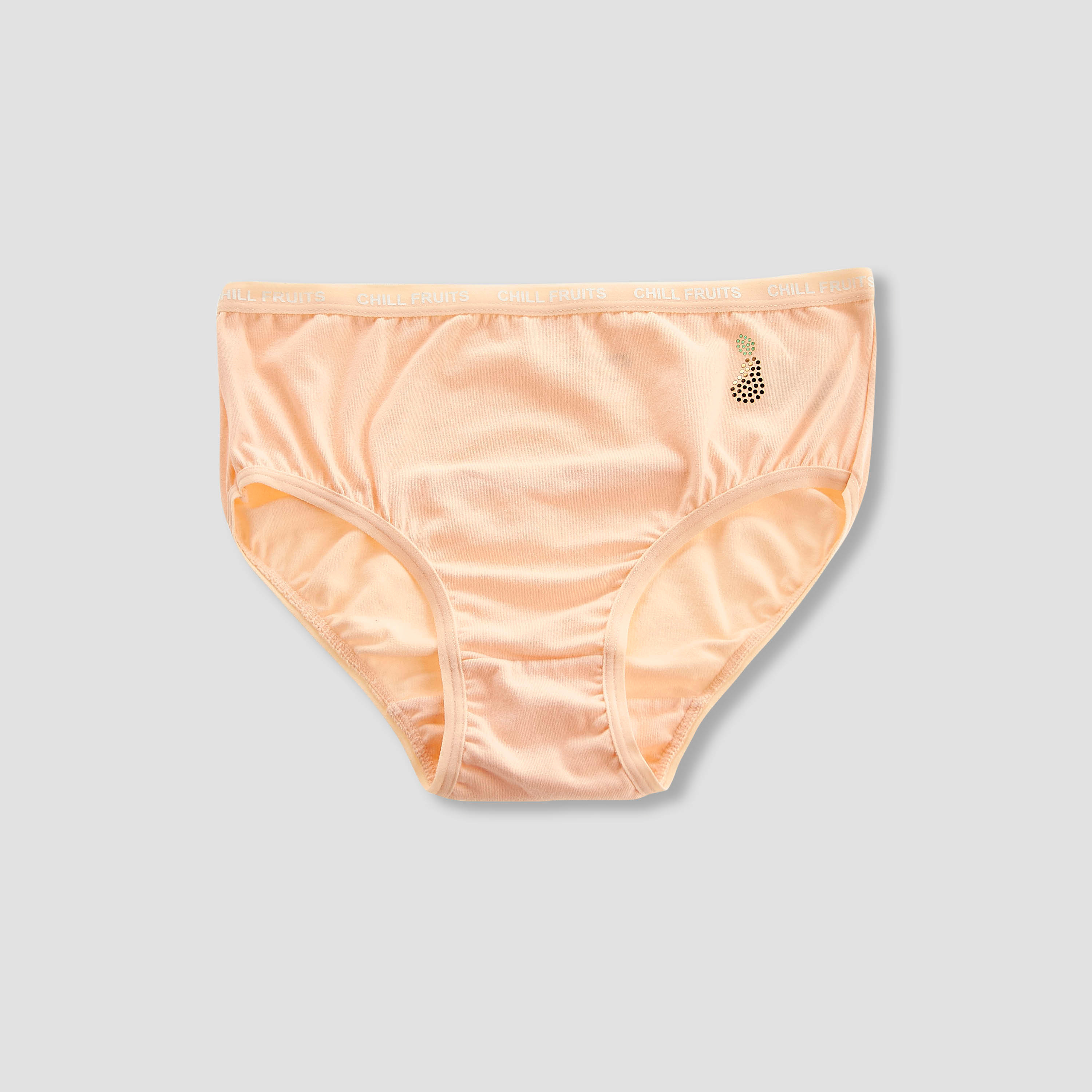 Pack of 5 Juniors Cotton Briefs with Fruit Print-girls-clothing-innerwear-panties-image-2