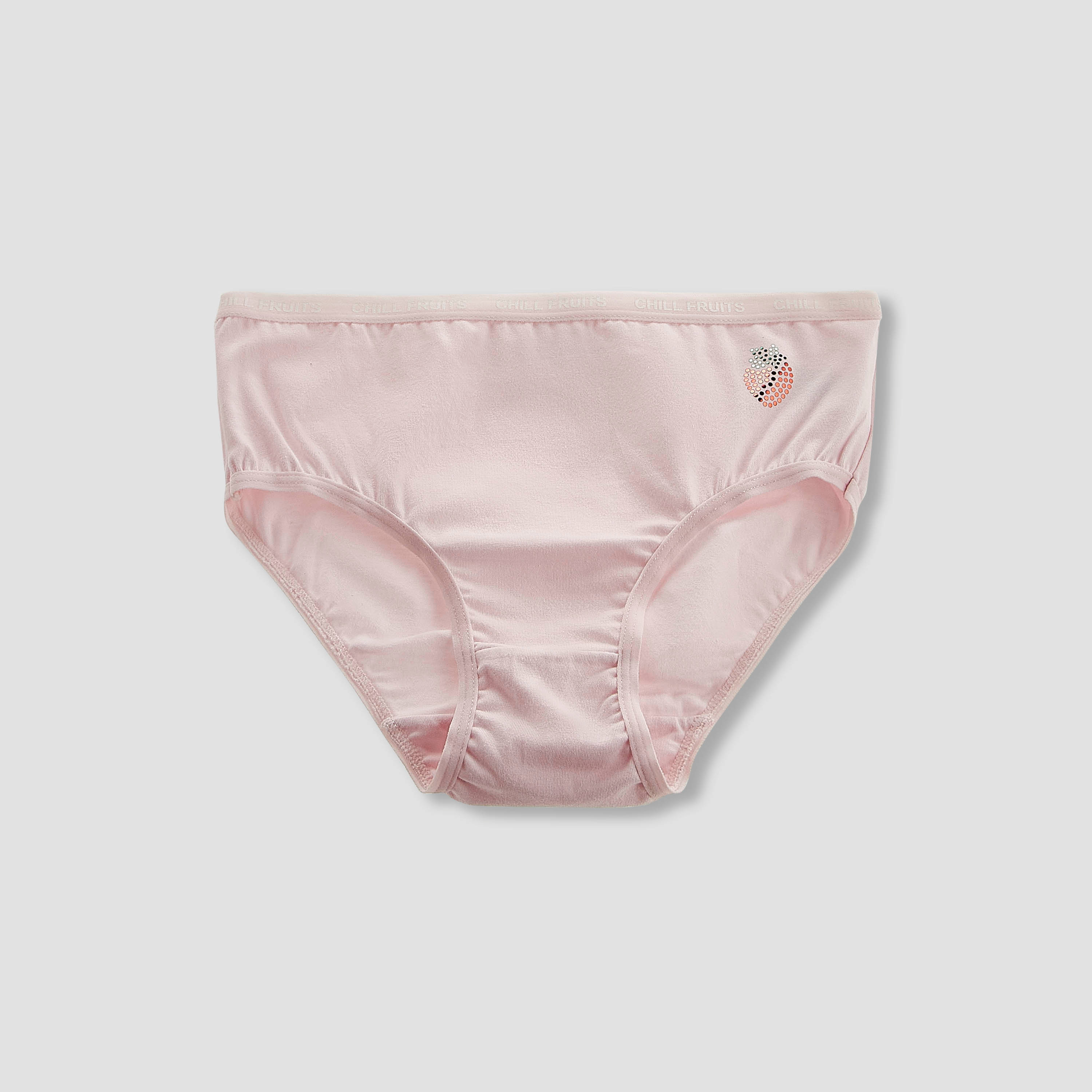 Pack of 5 Juniors Cotton Briefs with Fruit Print-girls-clothing-innerwear-panties-image-3