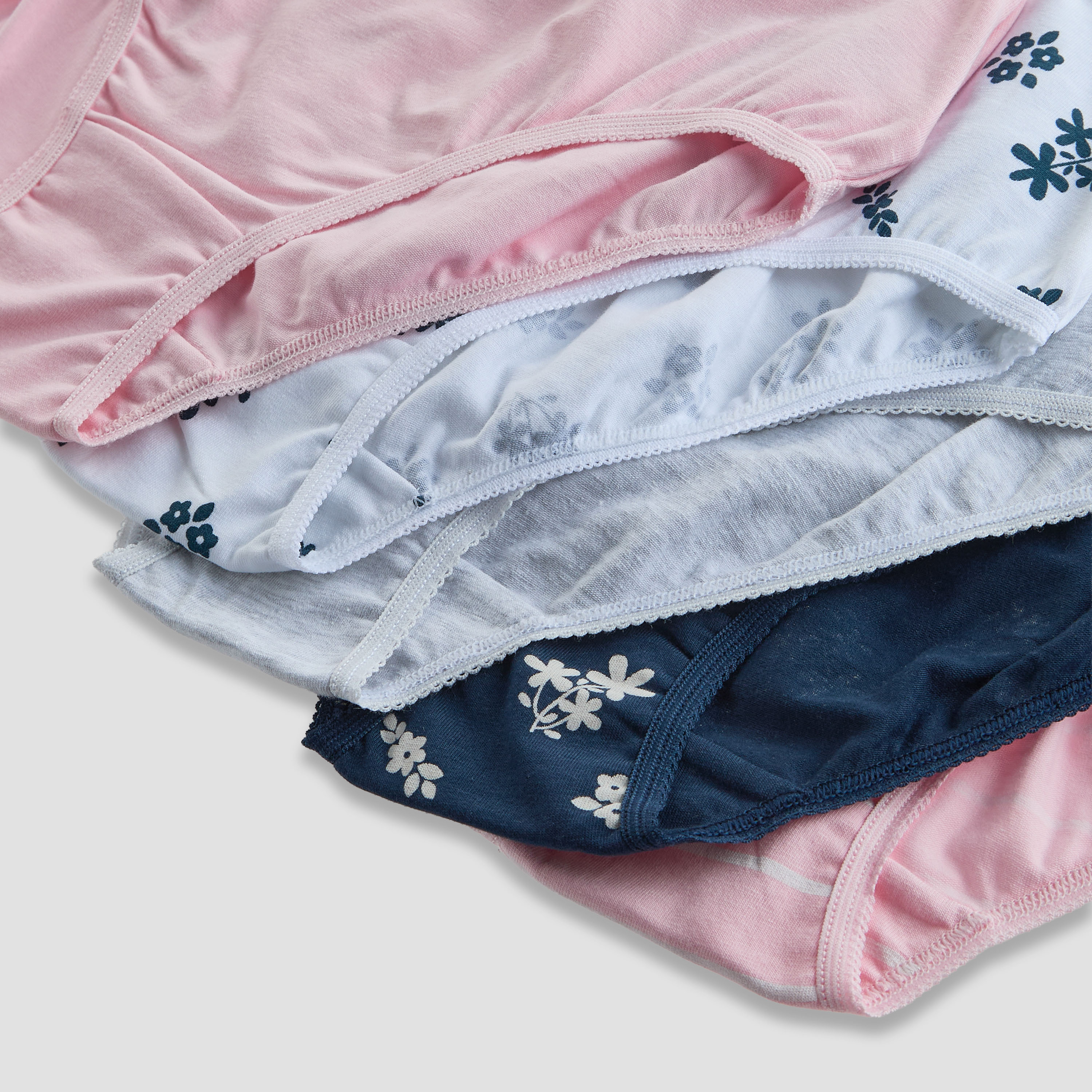 Pack of 5 Juniors Cotton Briefs with Assorted Prints-girls-clothing-innerwear-panties-image-8