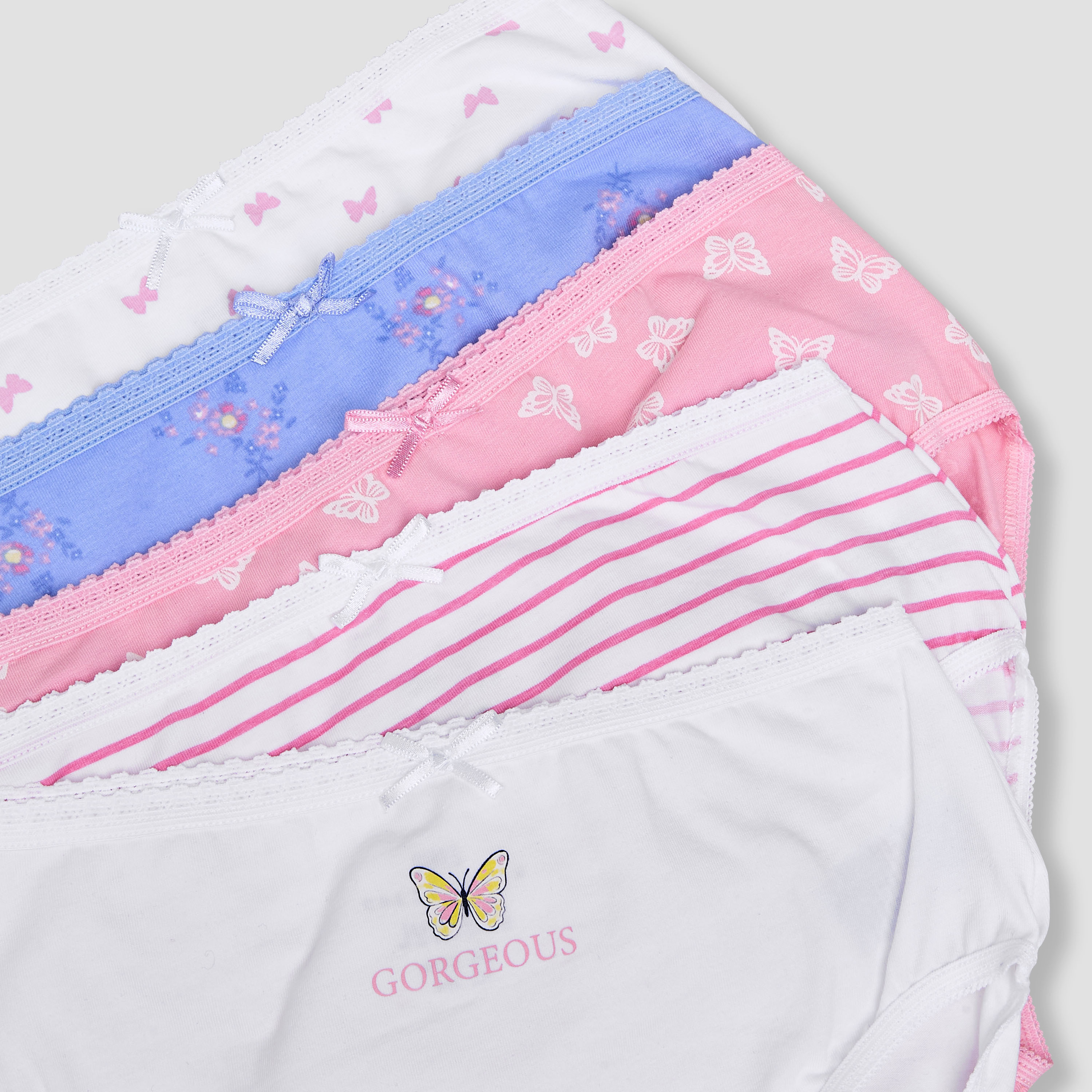 Pack of 5 Juniors Cotton Briefs with Print-girls-clothing-innerwear-panties-image-7