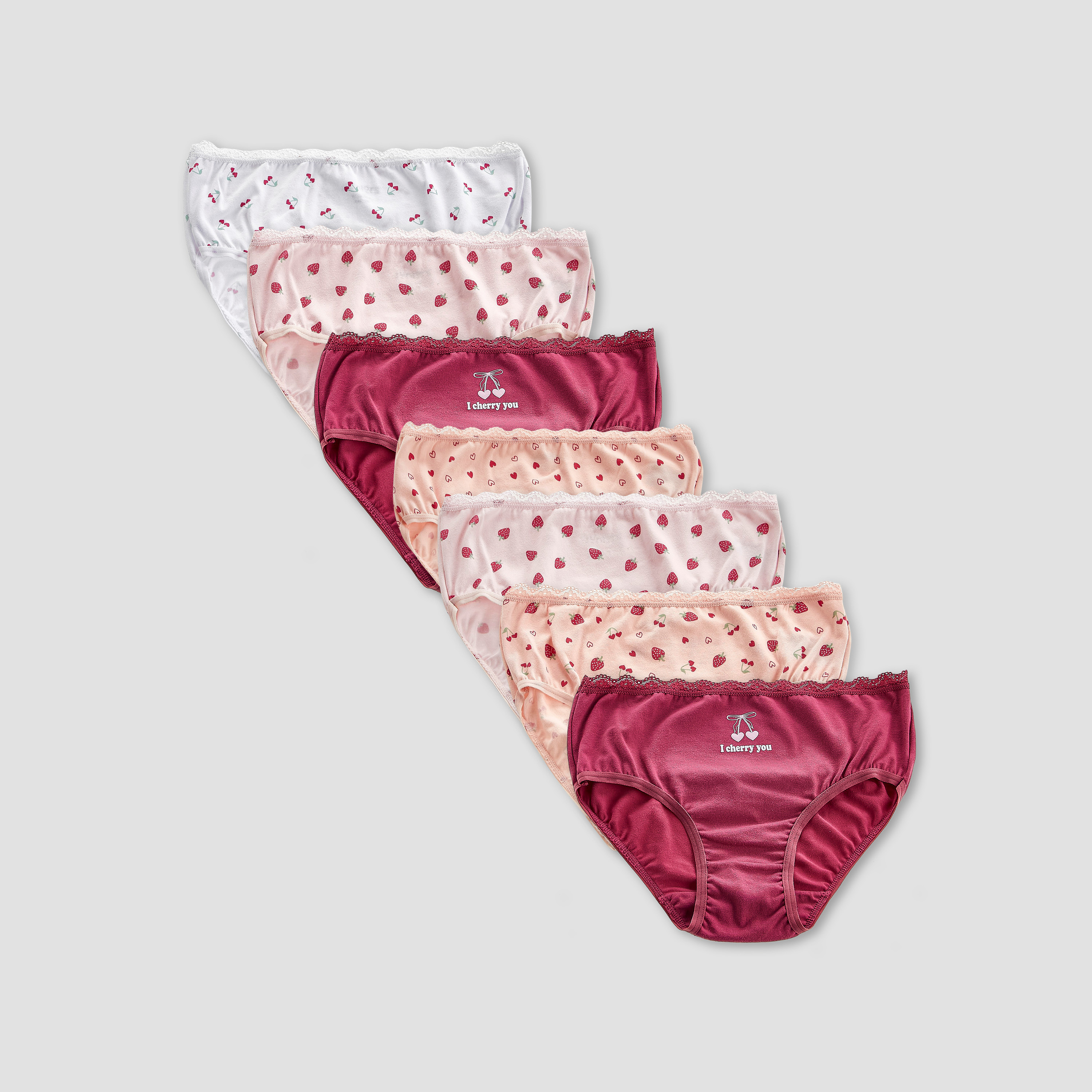 Pack of 7 Juniors Cotton Briefs with Fruit Print-girls-clothing-innerwear-panties-image-1