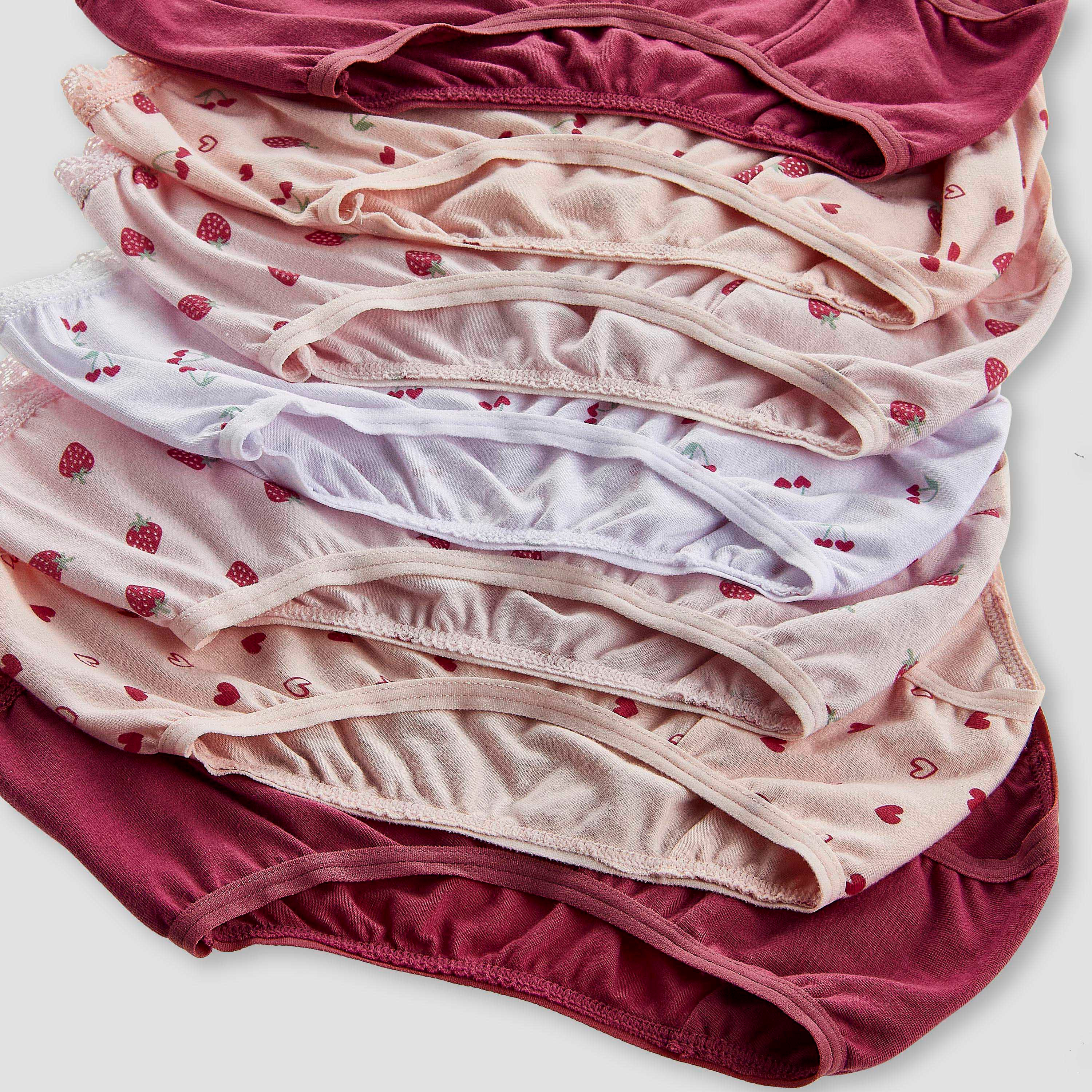 Pack of 7 Juniors Cotton Briefs with Fruit Print-girls-clothing-innerwear-panties-image-7