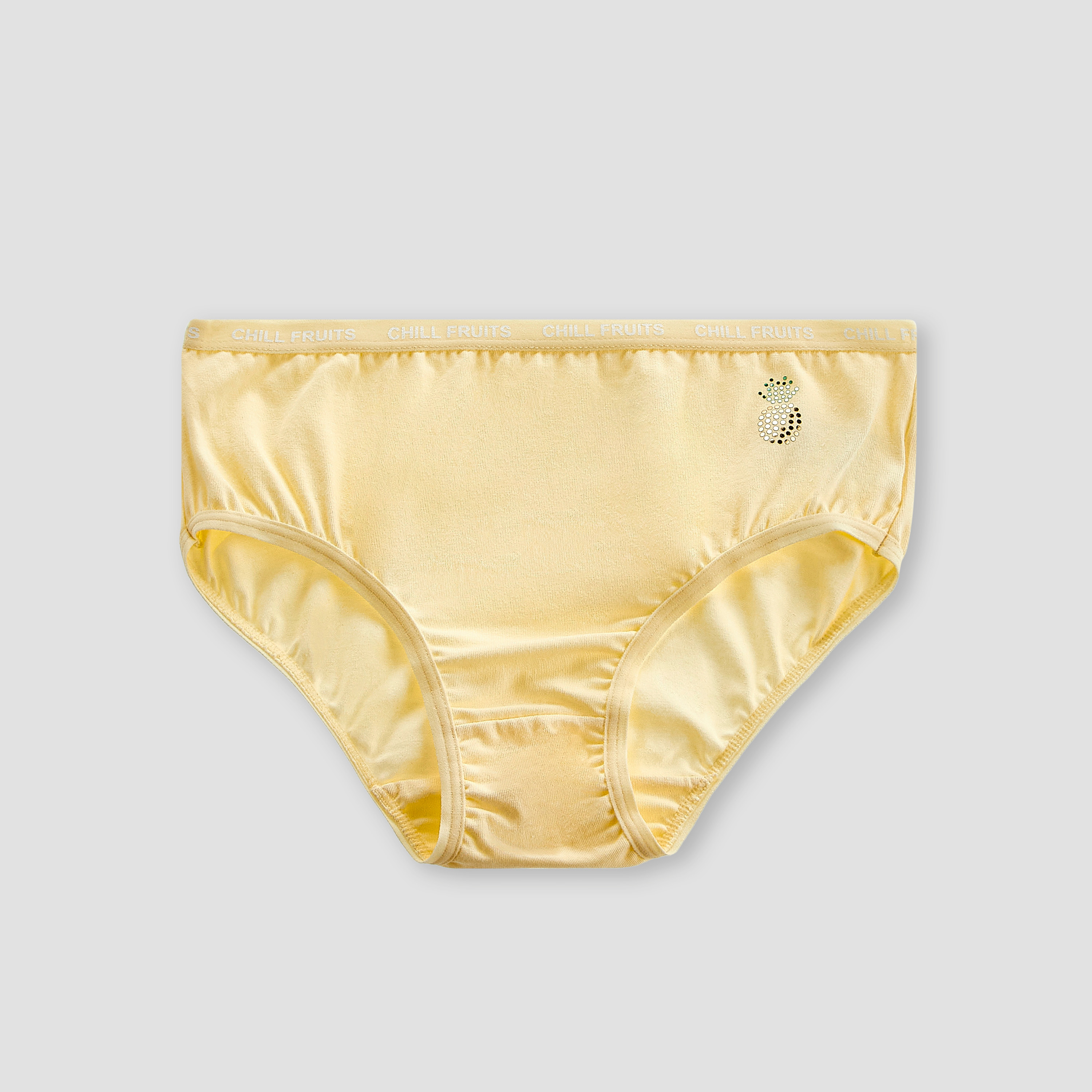 Pack of 7 Juniors Cotton Briefs with Embellished Fruit-girls-clothing-innerwear-panties-image-2