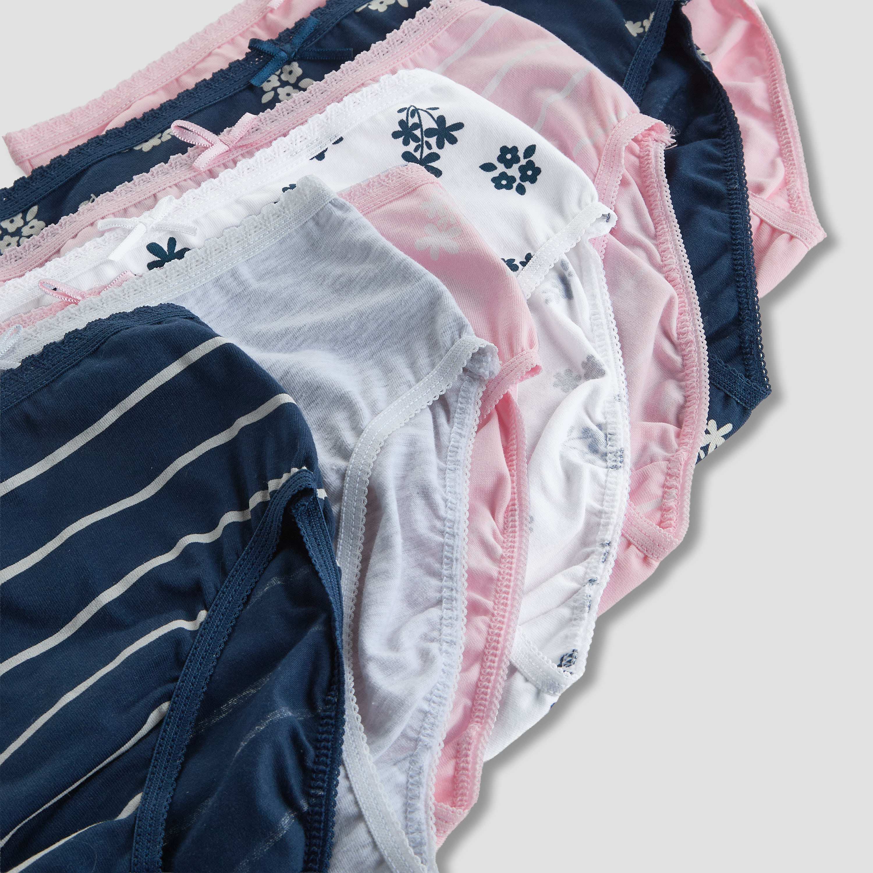 Pack of 7 Juniors Cotton Briefs with Assorted Prints-girls-clothing-innerwear-panties-image-10