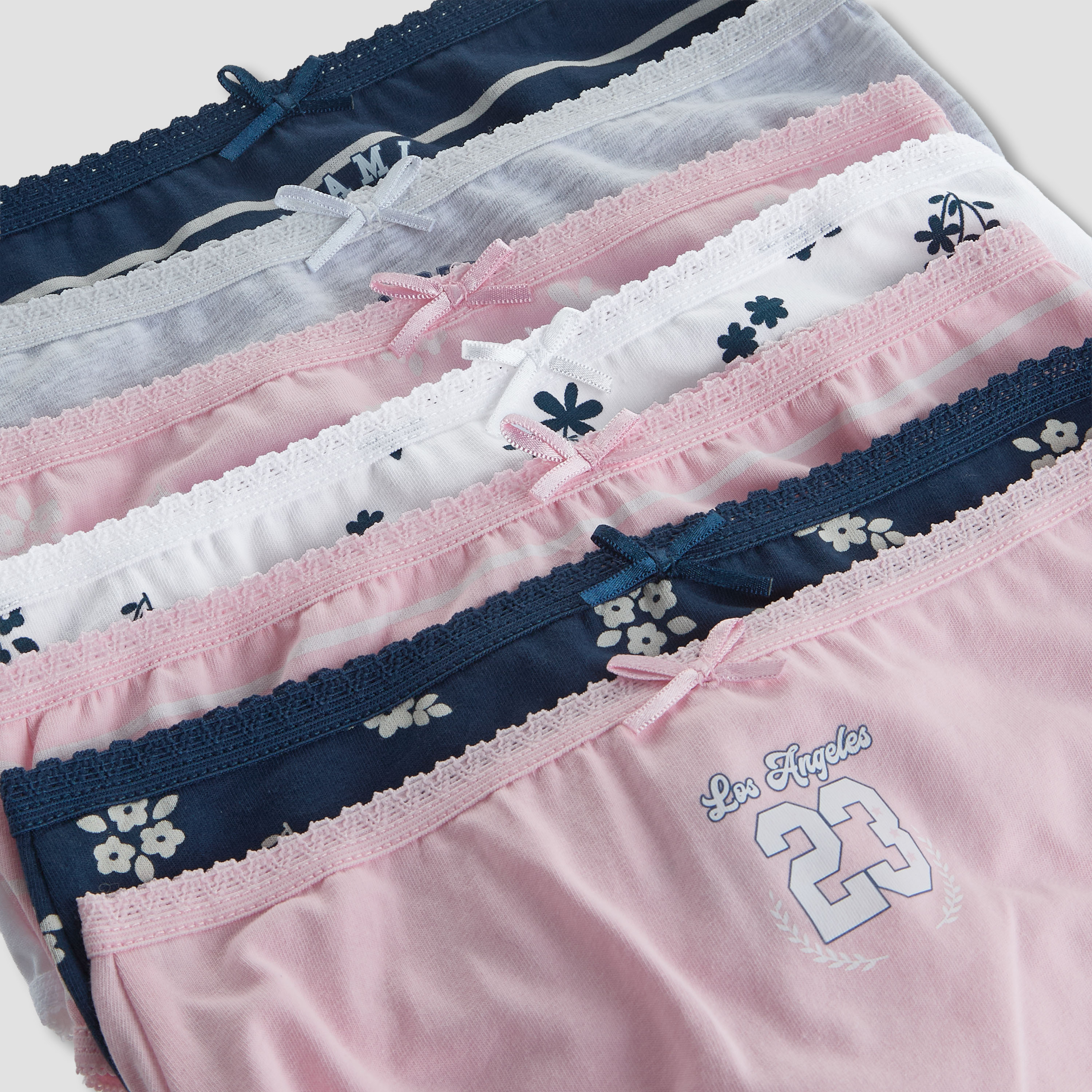 Pack of 7 Juniors Cotton Briefs with Assorted Prints-girls-clothing-innerwear-panties-image-9