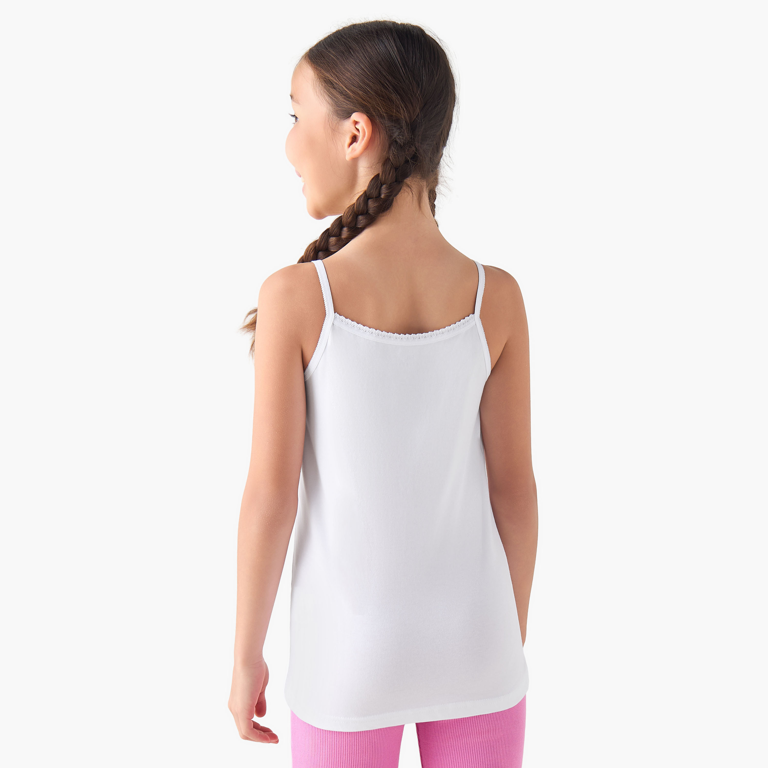 Pack of 3 Juniors Cotton Square Neck Vest with Assorted Print-girls-clothing-innerwear-vests-image-5