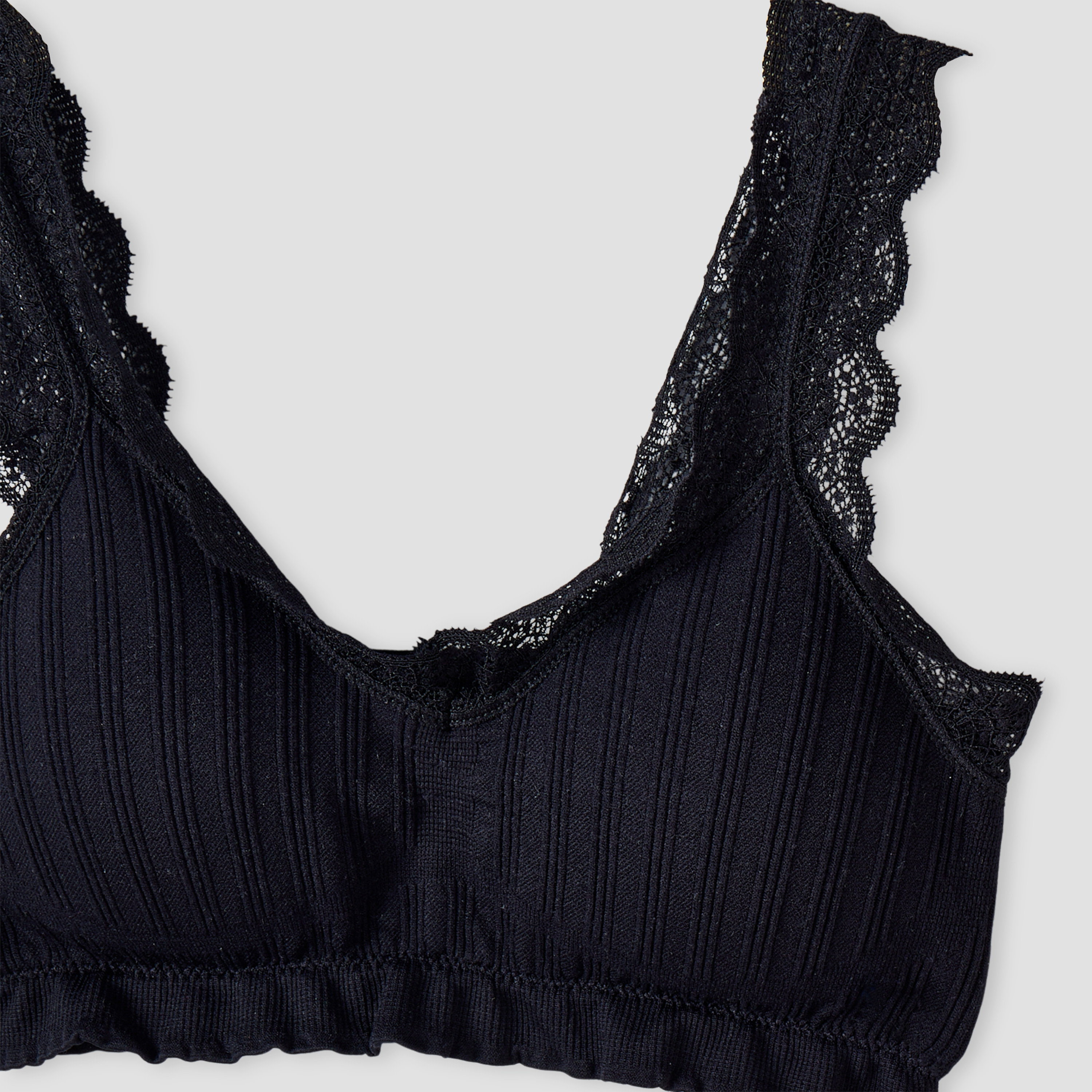 Pack of 2 Juniors Trainer Bra with Lace Trim-girls-clothing-innerwear-bras-image-4