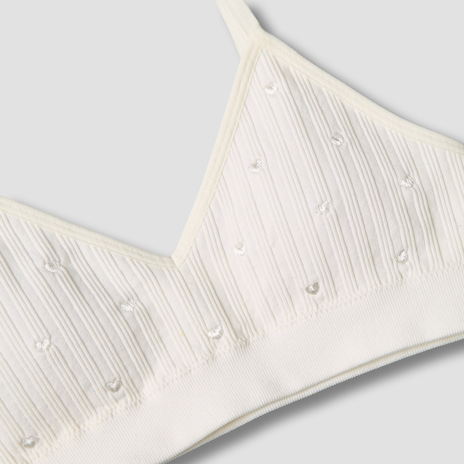 صدرية تدريب قطن بتطريز قلب من جونيورز-girls-clothing-innerwear-bras-image-3