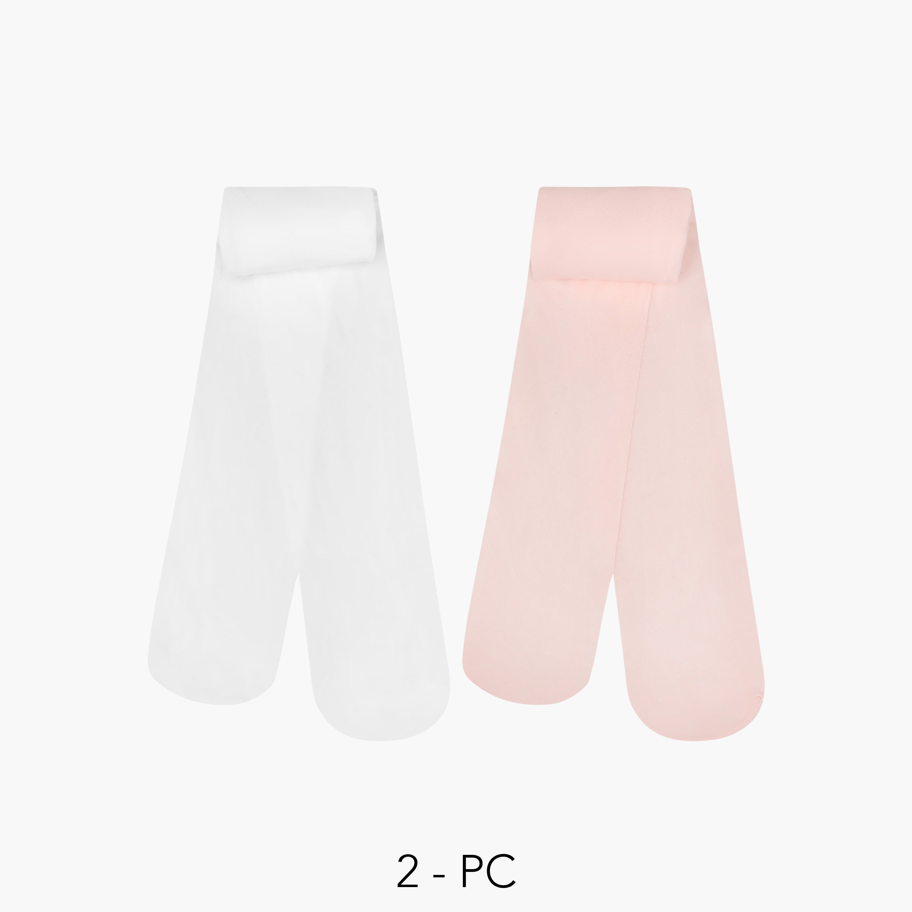 Pack of 2 Juniors Tights with Elasticated Waistband-girls-accessories-socks-image-2
