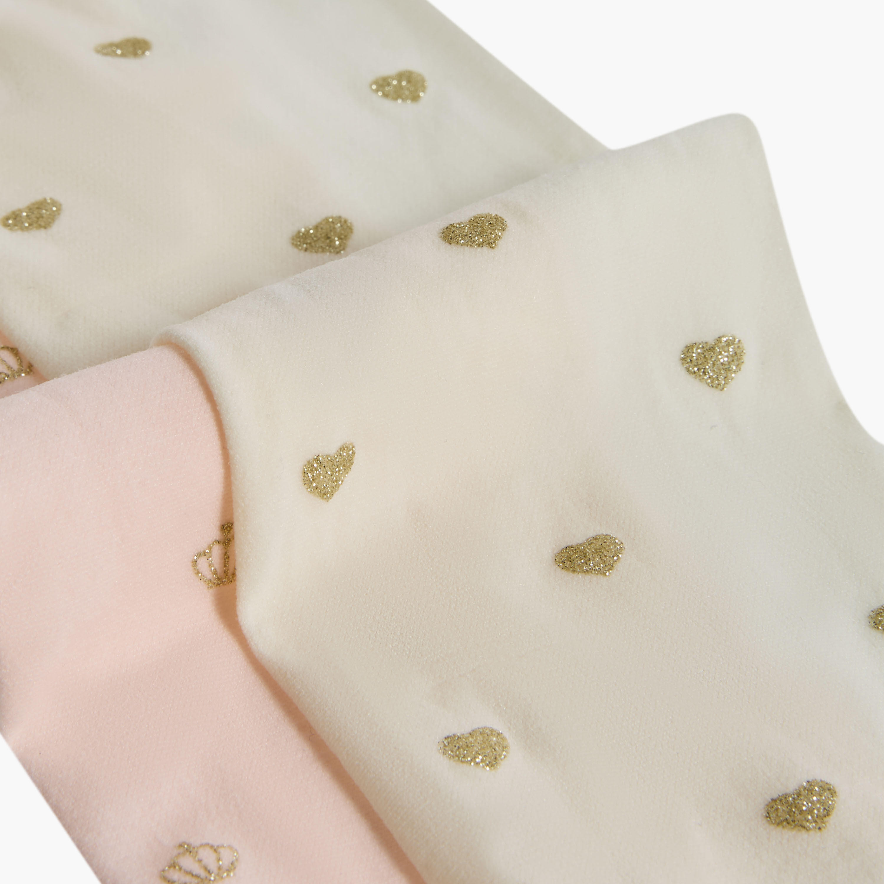 Pack of 2 Juniors Girls Tights with Embellishment-girls-accessories-socks-image-4