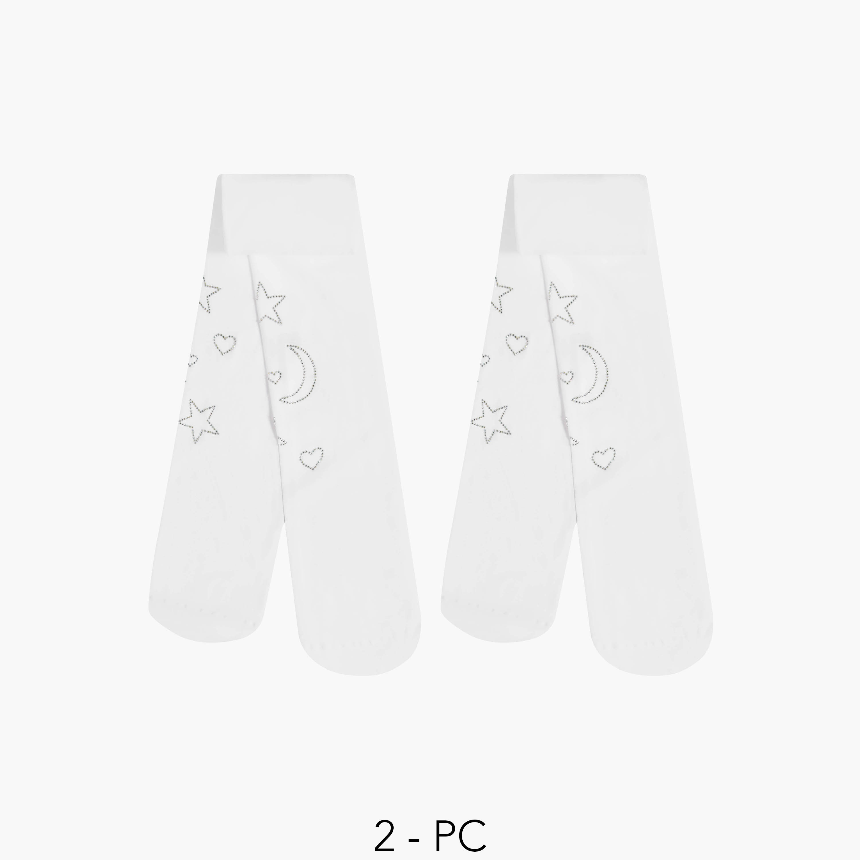 Pack of 2 Juniors Girls Tights-girls-accessories-socks-image-1