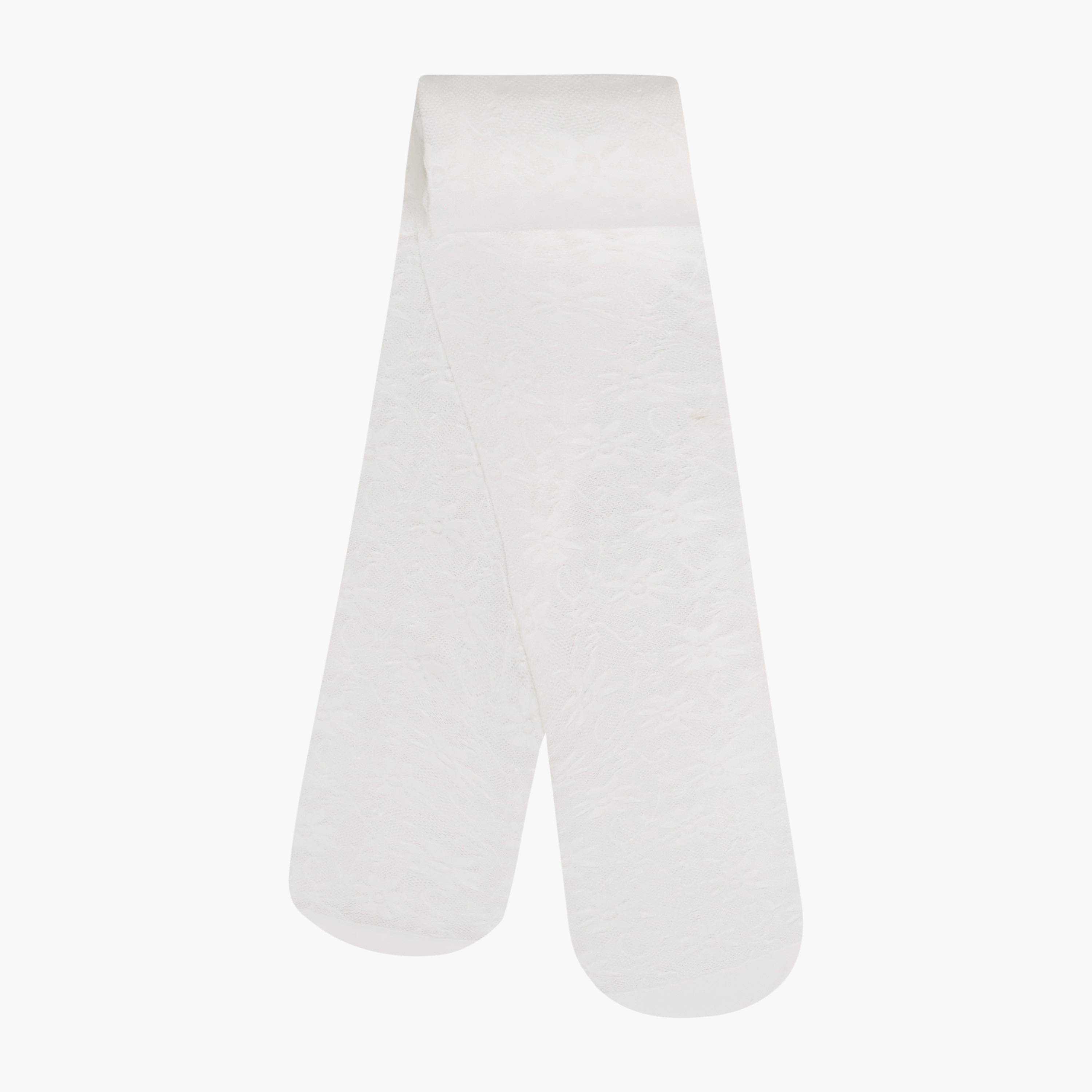 Juniors Tights with Floral Texture-girls-accessories-socks-image-2