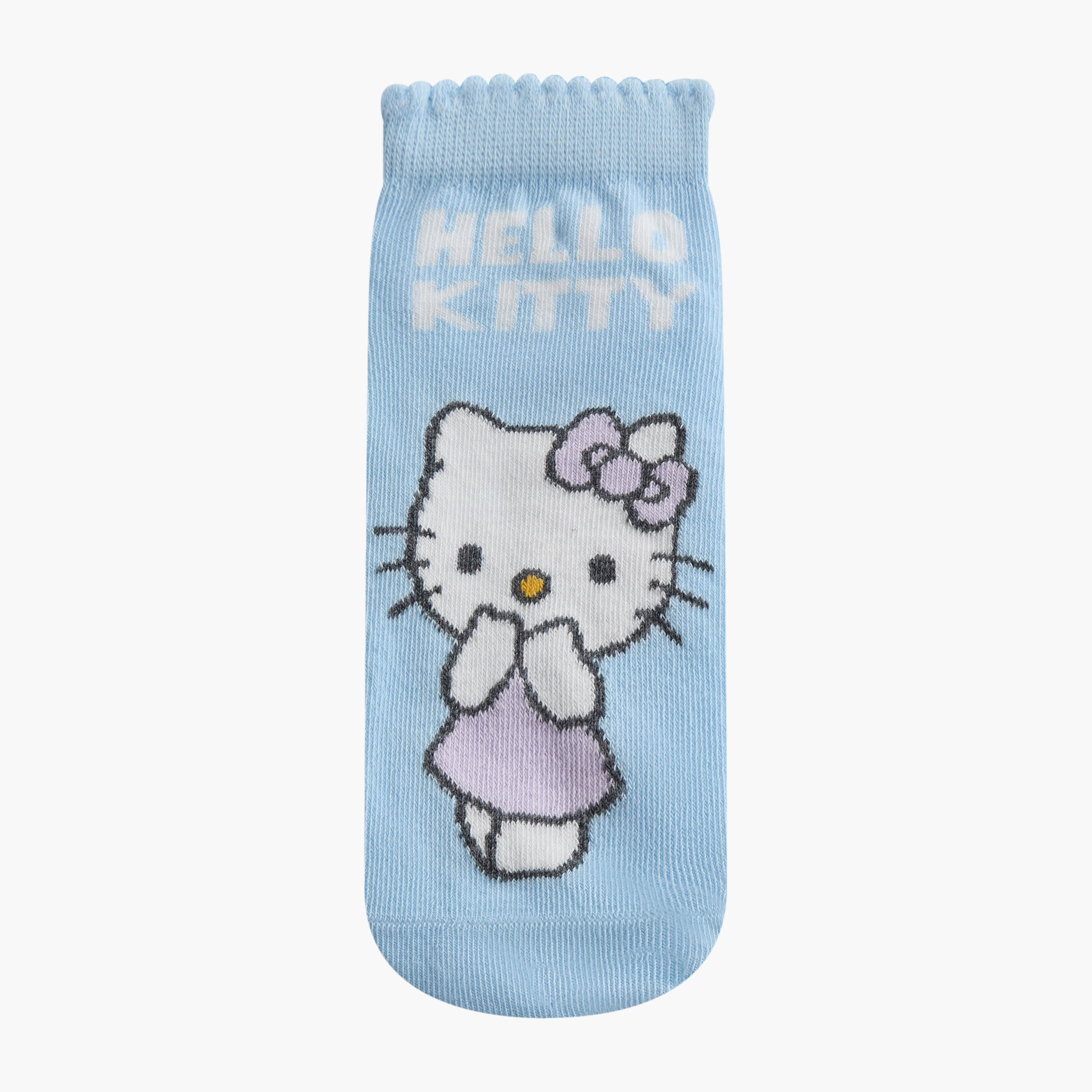 Pack of 3 Sanrio Girls Socks Hello Kitty Print-girls-accessories-socks-image-2