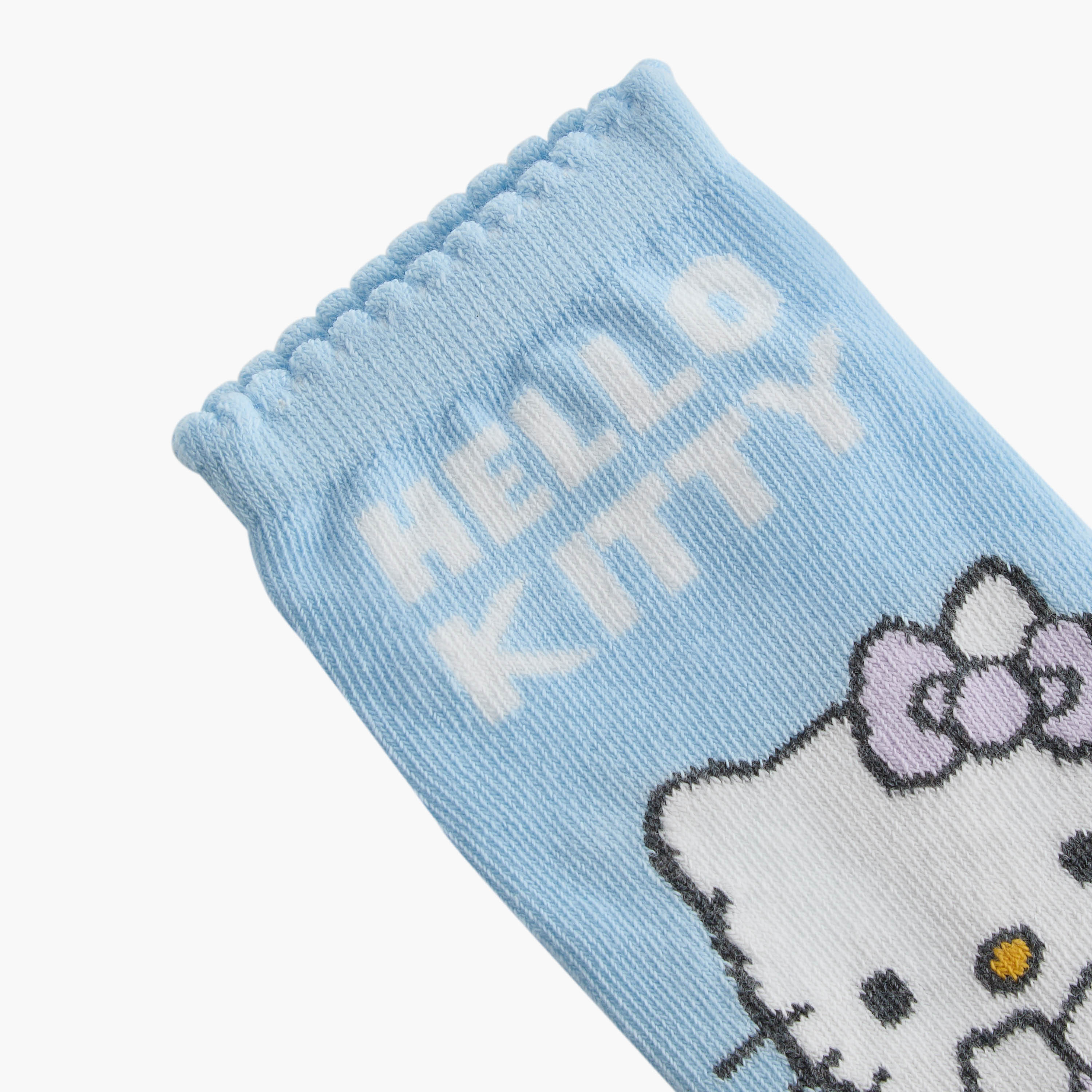 Pack of 3 Sanrio Girls Socks Hello Kitty Print-girls-accessories-socks-image-3