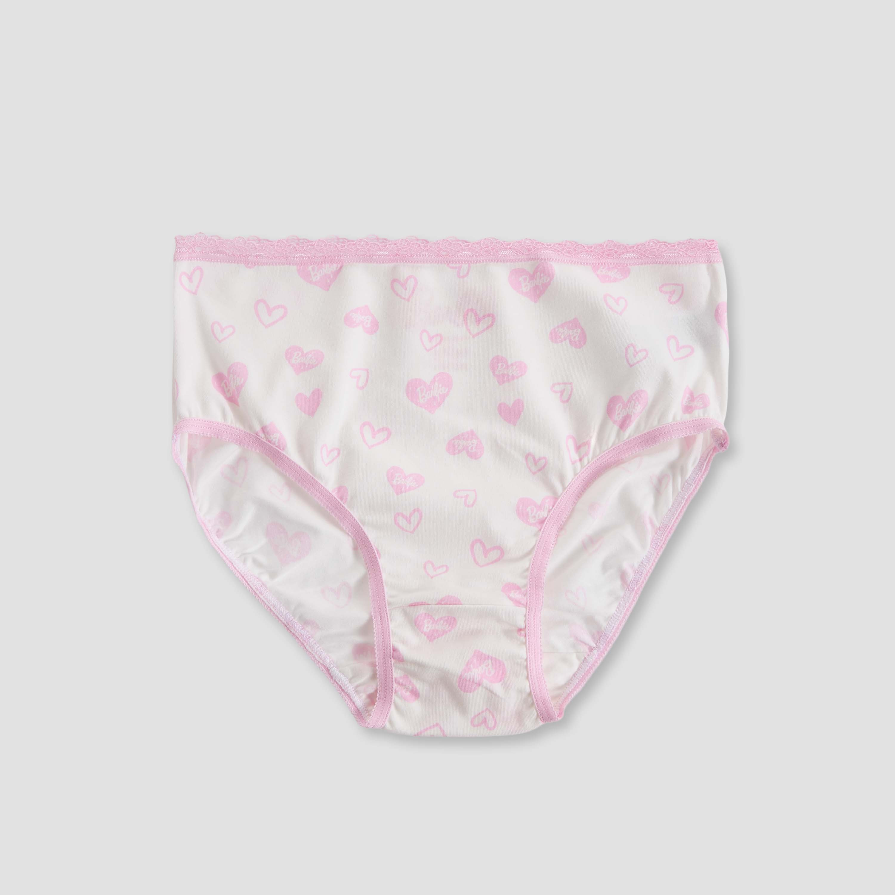 Pack of 3 Briefs with Barbie Print-girls-clothing-innerwear-panties-image-3
