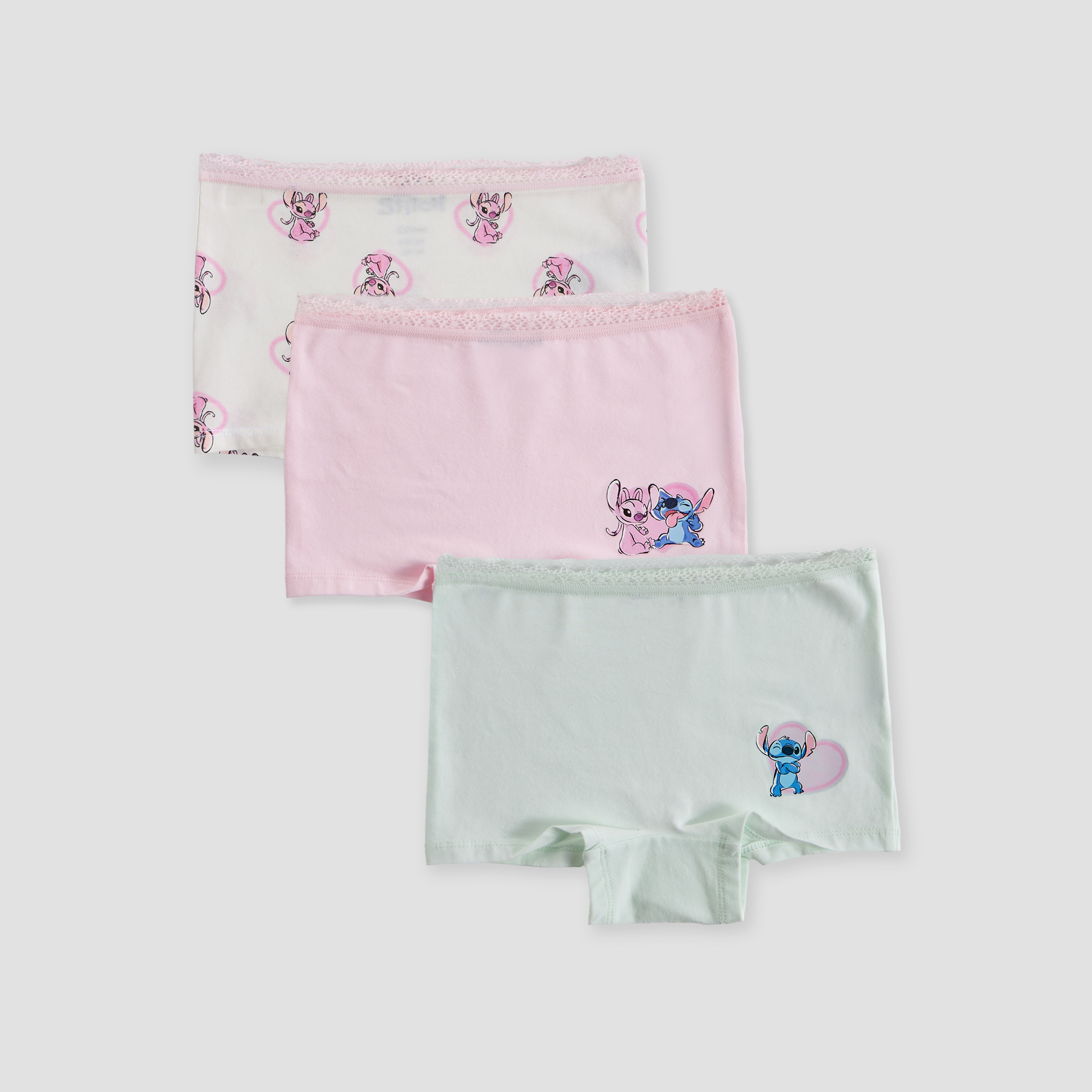 Pack of 3 Disney Briefs with Stitch and Angel Print-girls-clothing-innerwear-panties-image-1