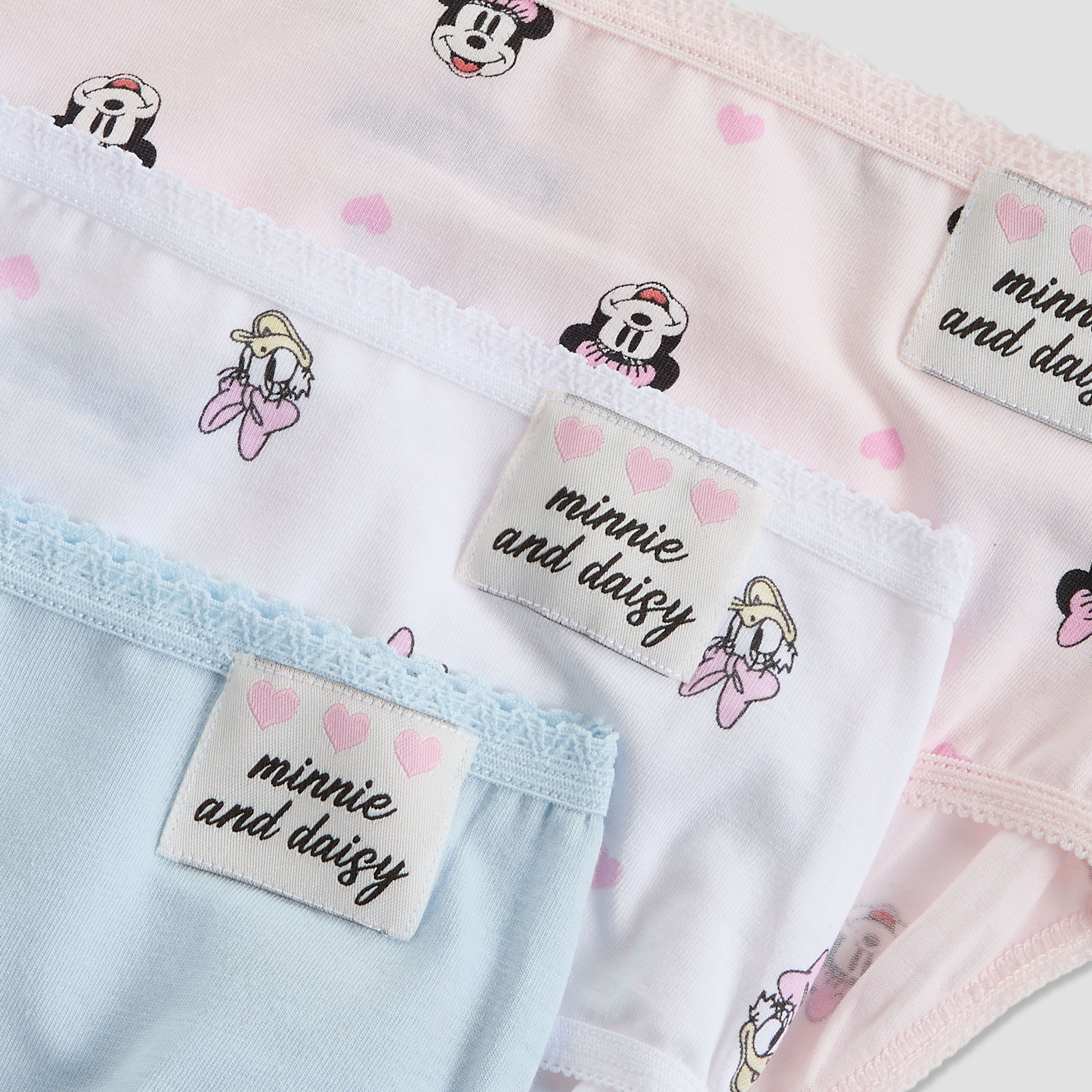 Pack of 3 Disney Briefs with Minnie Mouse and Daisy Duck Print-girls-clothing-innerwear-panties-image-5