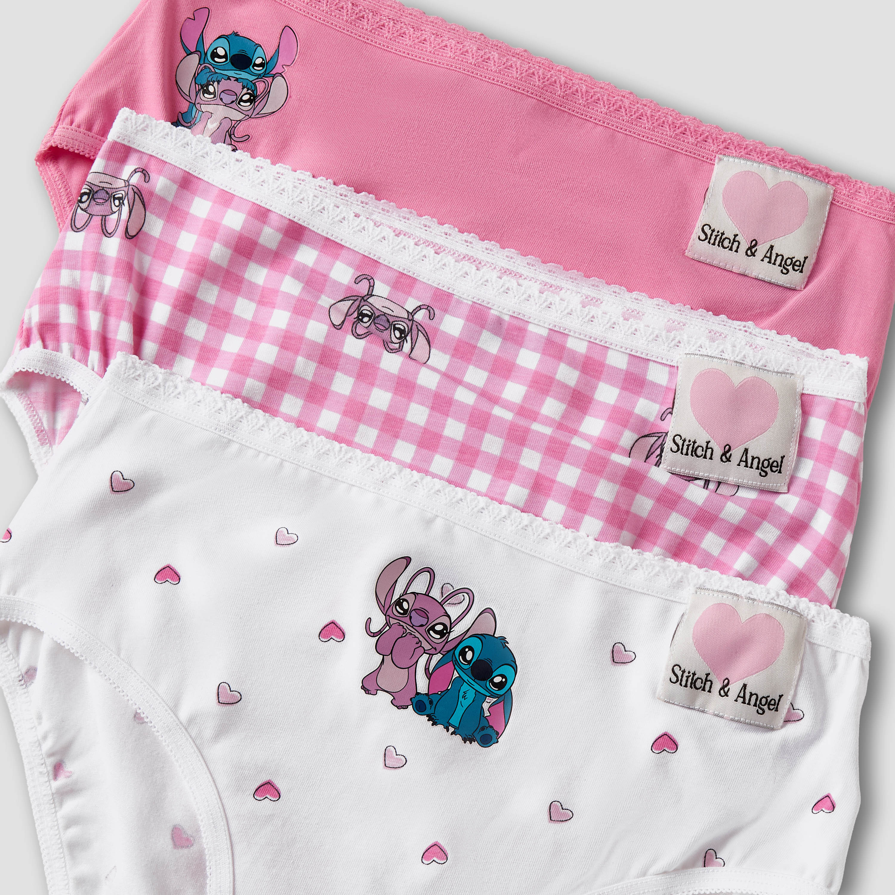 Pack of 3 Disney Briefs with Angel and Stitch Print-girls-clothing-innerwear-panties-image-5