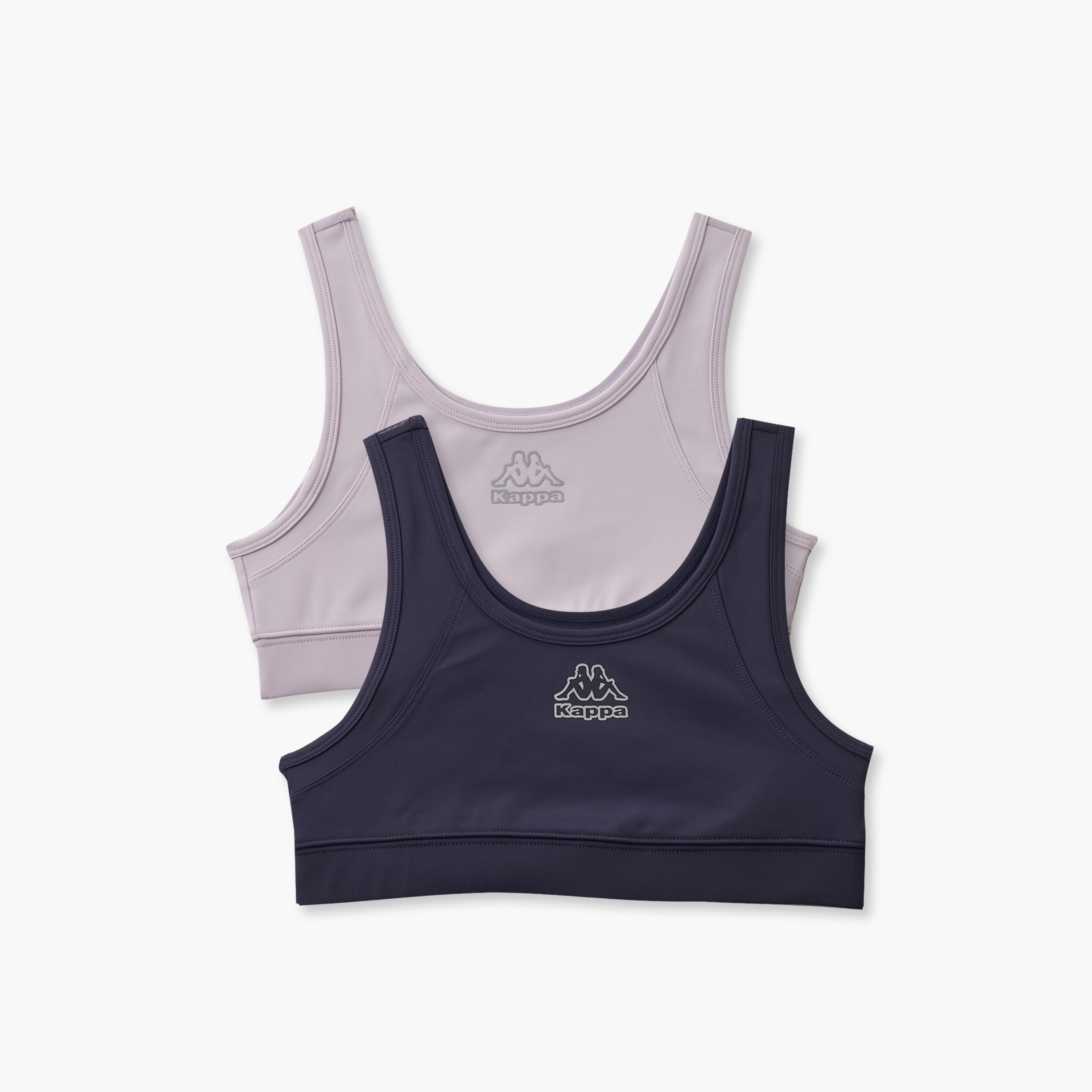 Pack of 2 Kappa Cotton Trainer Bra with Logo Print-girls-clothing-innerwear-bras-image-1