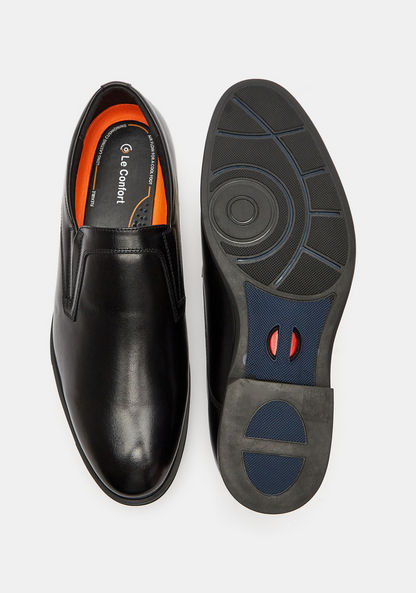 Le Confort Solid Slip-On Loafers-Men%27s Formal Shoes-image-4