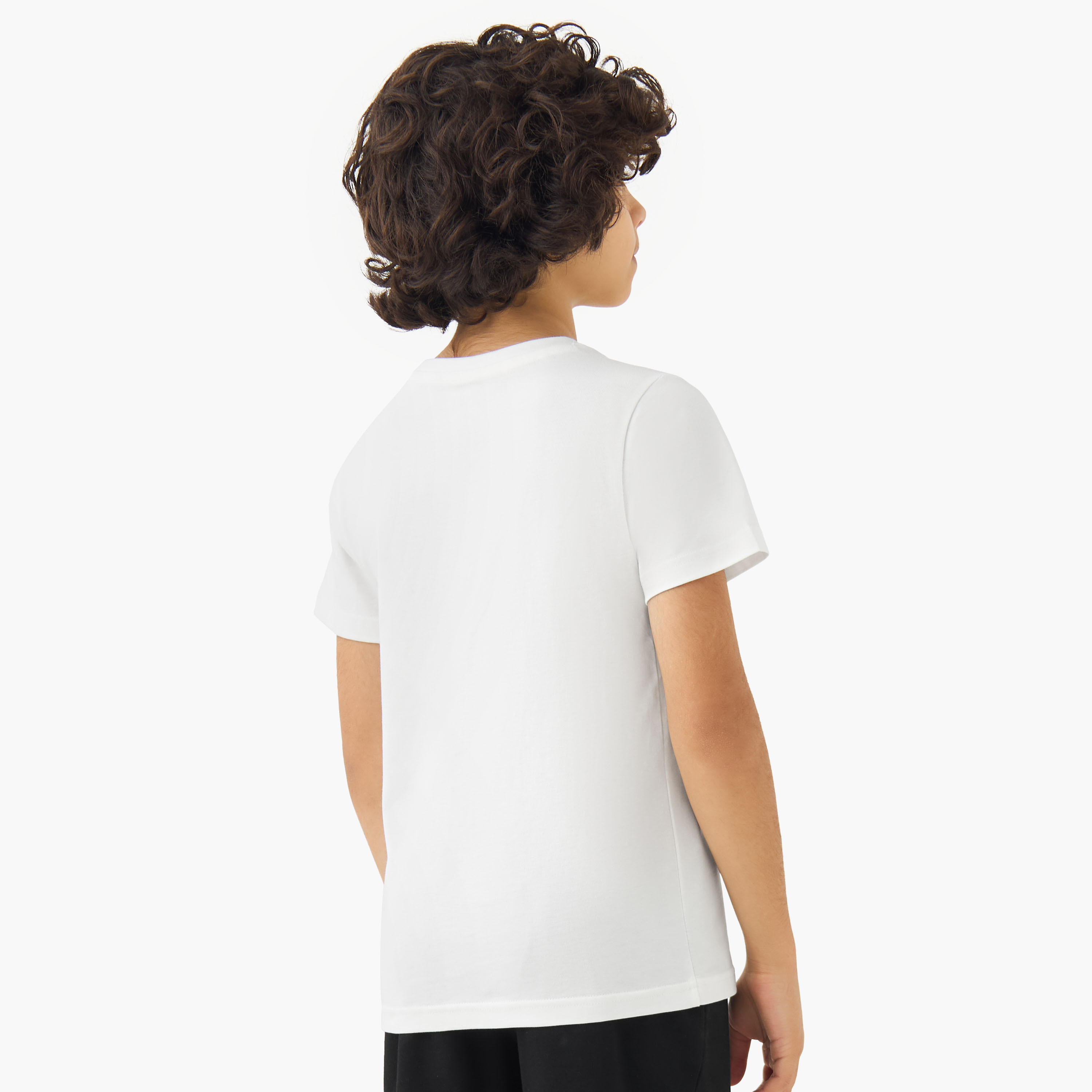 Juniors Crew Neck Short Sleeves T-shirt with Graphic Print-boys-clothing-tshirtsandpolos-image-3
