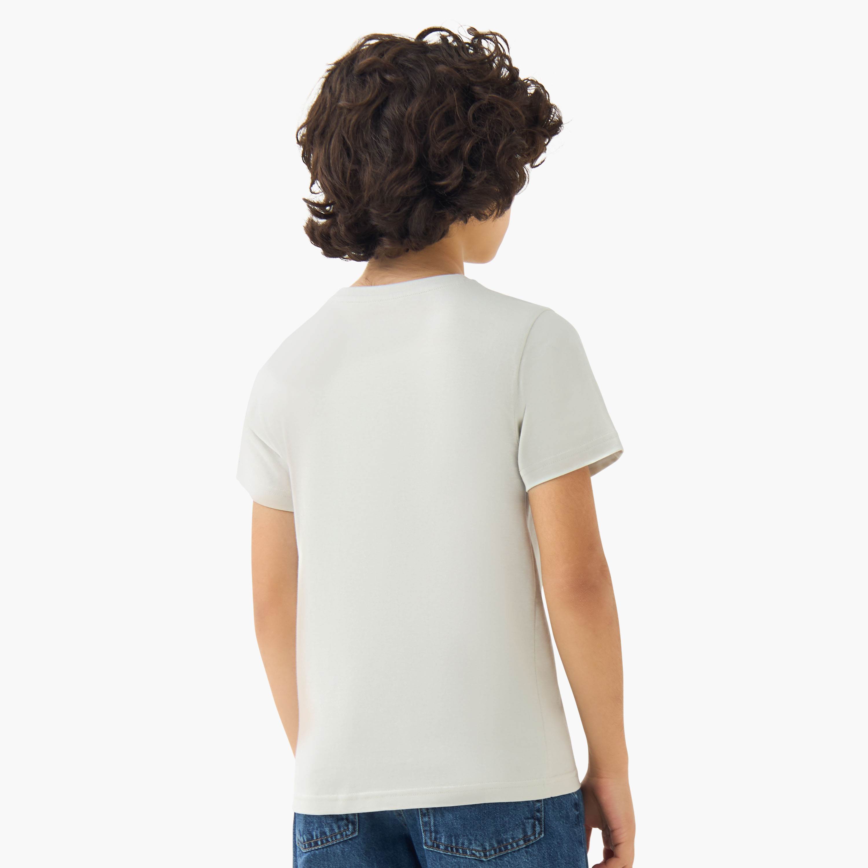 Juniors Crew Neck Short Sleeves T-shirt with Graphic Print-boys-clothing-tshirtsandpolos-image-3