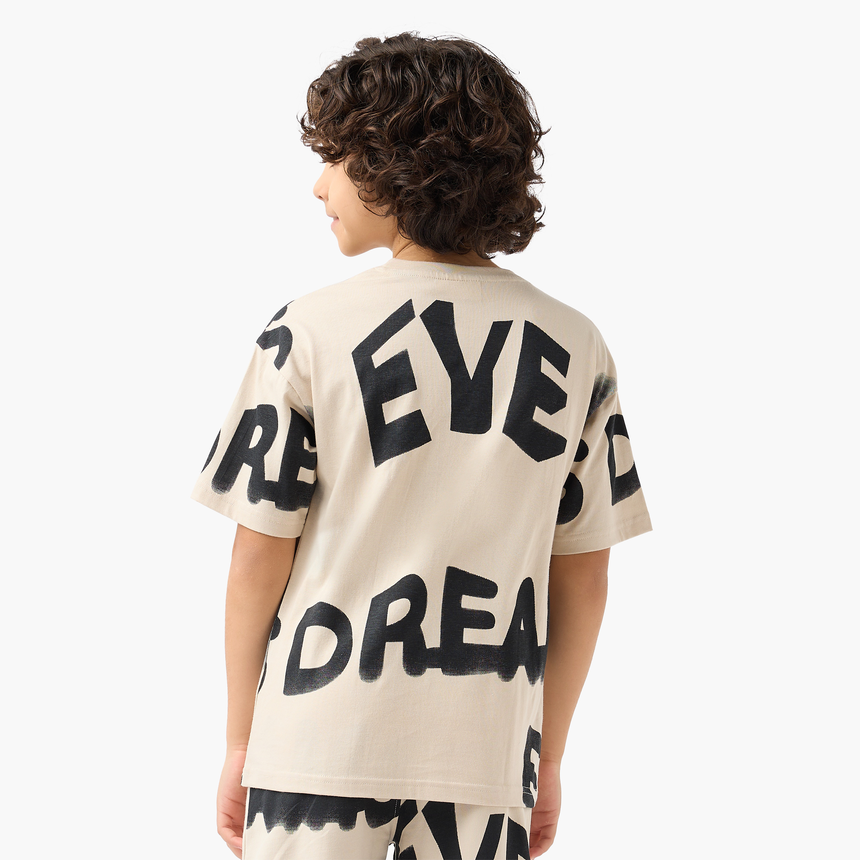 Juniors Crew Neck Short Sleeves T-shirt with Print-boys-clothing-tshirtsandpolos-image-3